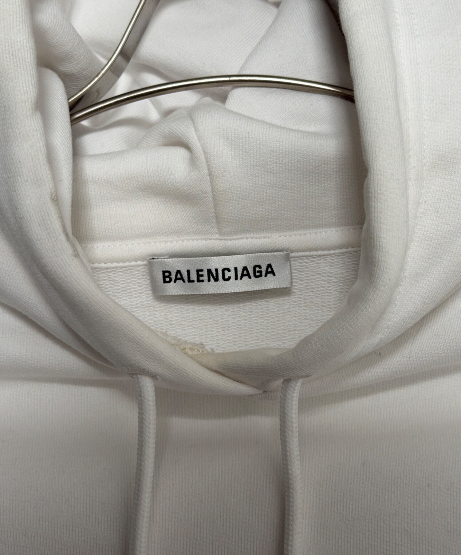 中古・古着通販】BALENCIAGA (バレンシアガ) バックロゴパーカー 中古・古着通販】BALENCIAGA (バレンシアガ) バックロゴパーカー
