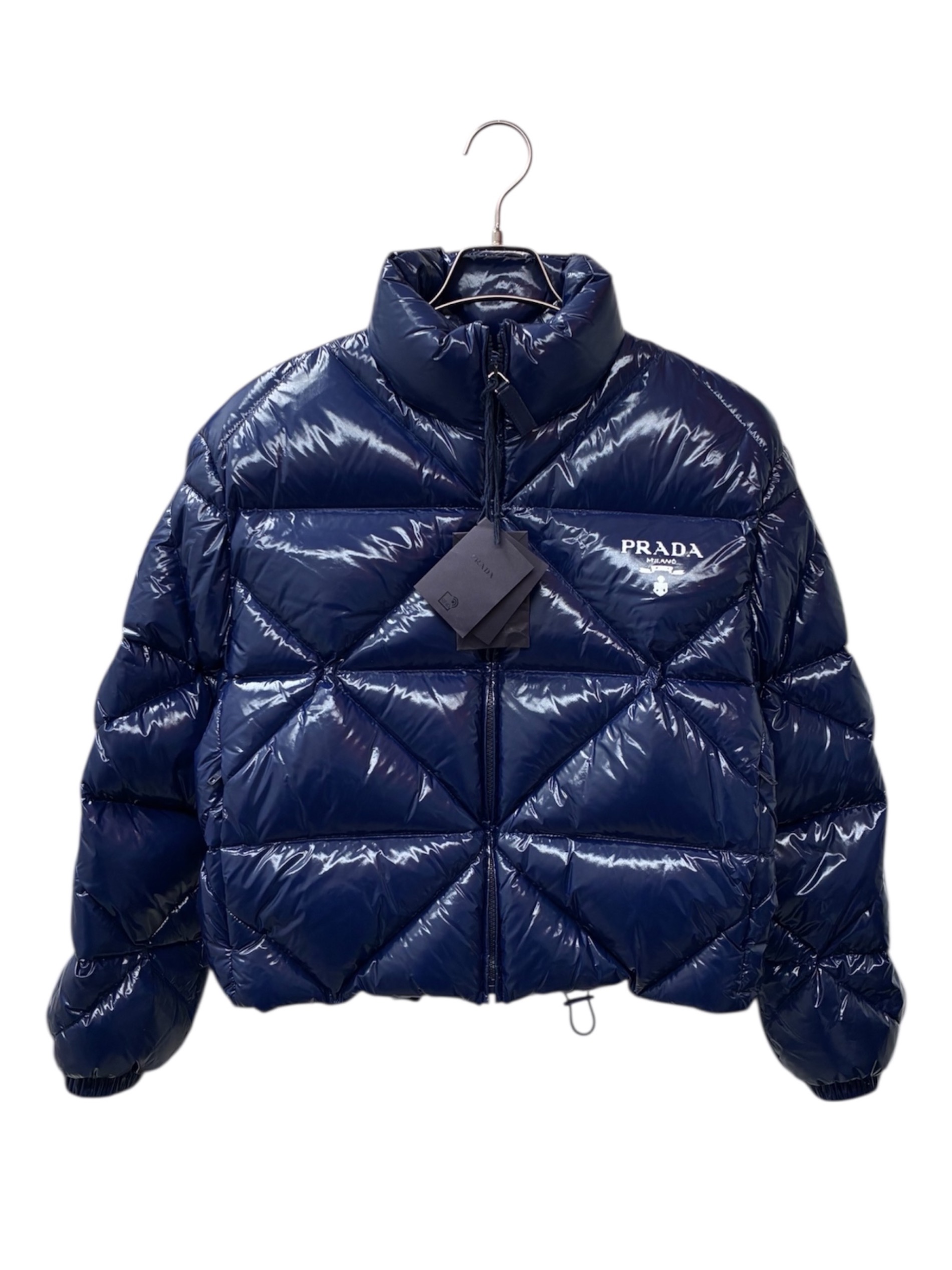 中古・古着通販】PRADA (プラダ) シャイニーキルティングナイロン