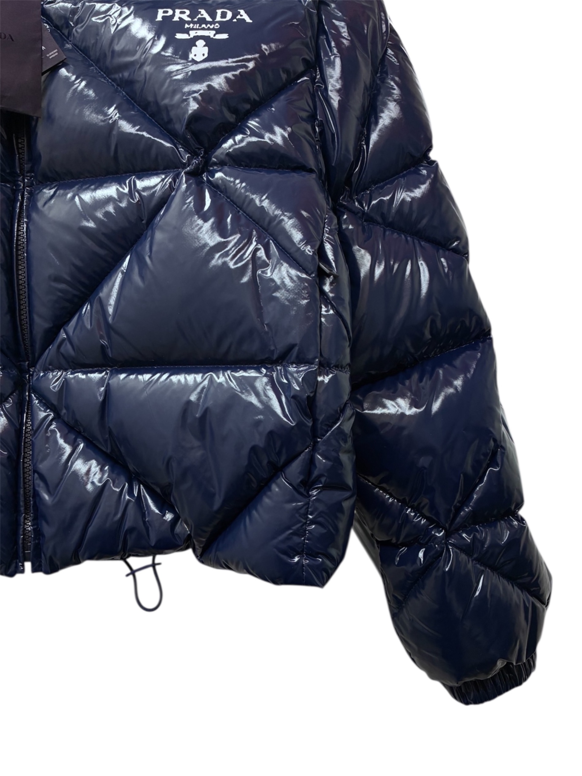 中古・古着通販】PRADA (プラダ) シャイニーキルティングナイロン