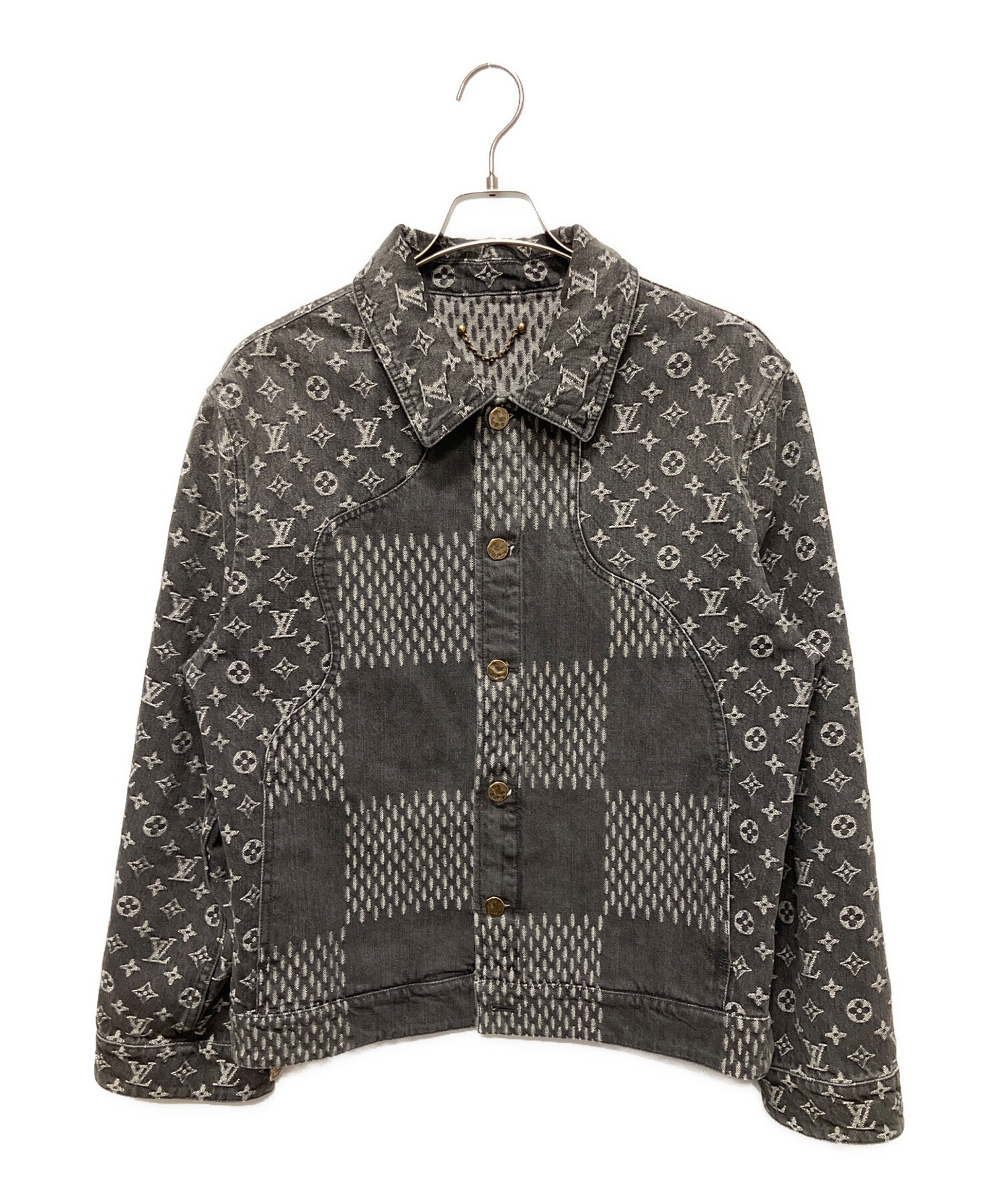 【ブラックフライデー】 LOUIS VUITTON デニムジャケット 中古・古着通販】LOUIS VUITTON (ルイ ヴィトン) 1A88WU ×NIGO ダミエ
