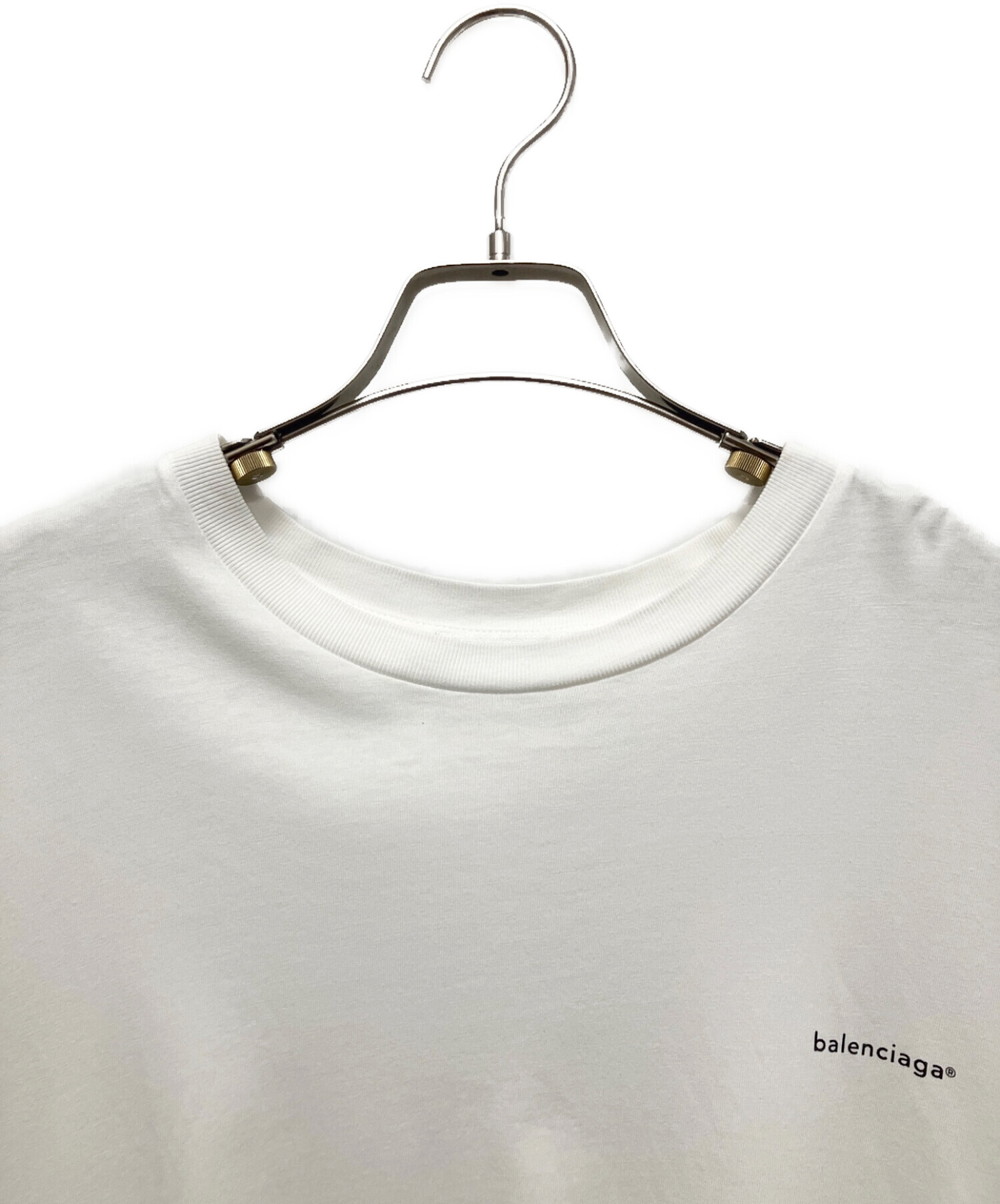 BALENCIAGA バレンシアガ ロゴクルーネックTシャツ xs 30971817_59892921_600.jpg