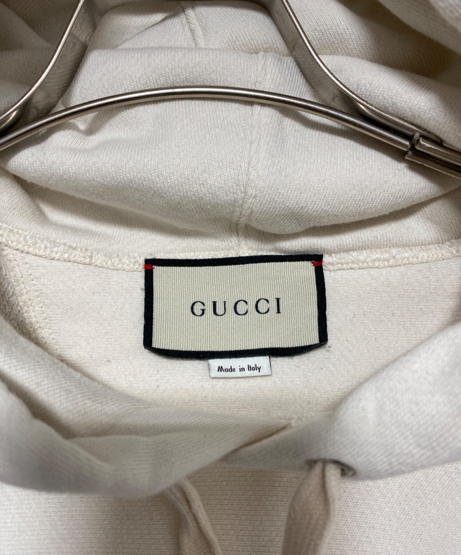 GUCCI クロップドパーカー S ベージュ GUCCI クロップドパーカー S