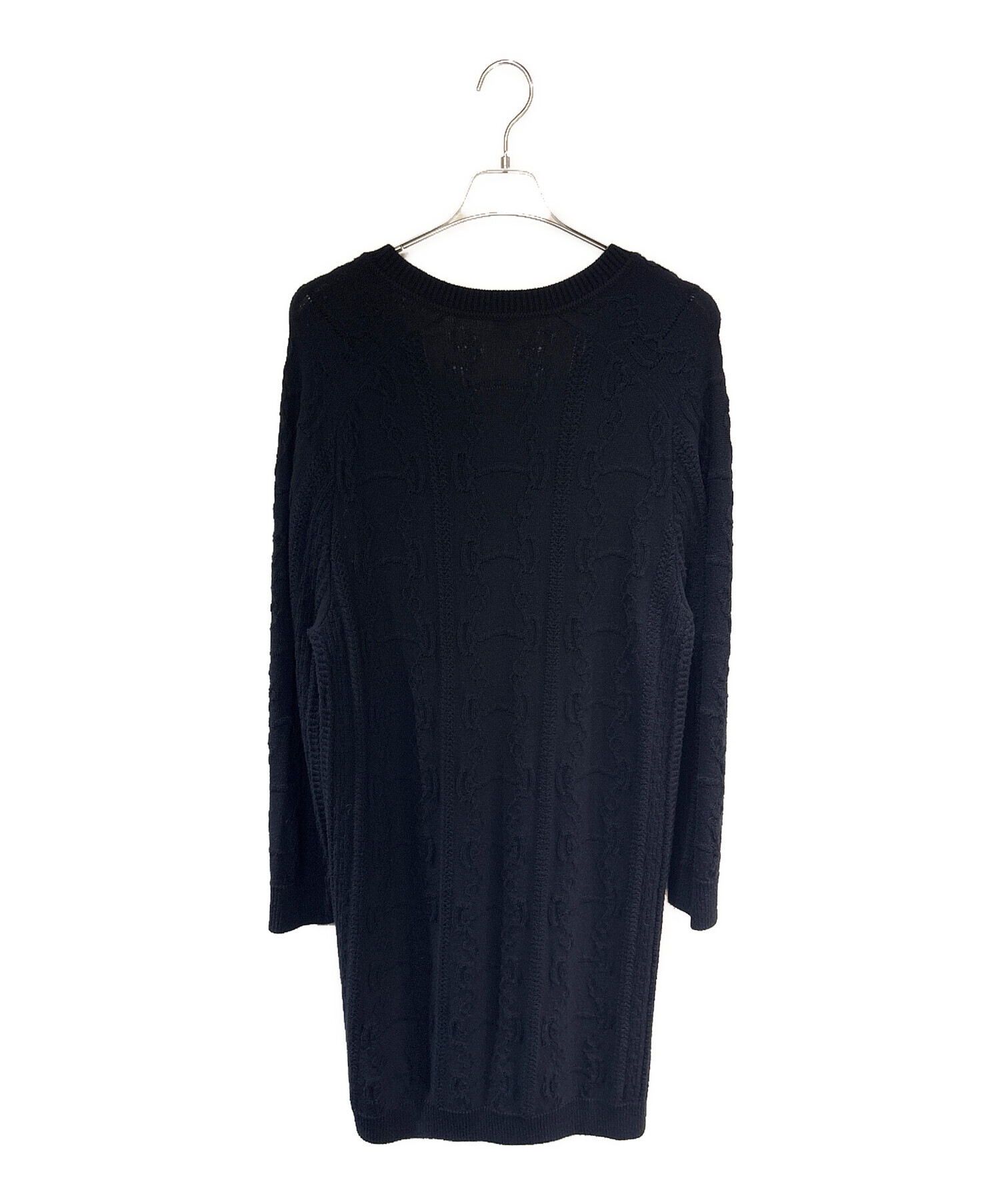 中古・古着通販】HERMES (エルメス) カシミヤ混シェーヌダンクルニット