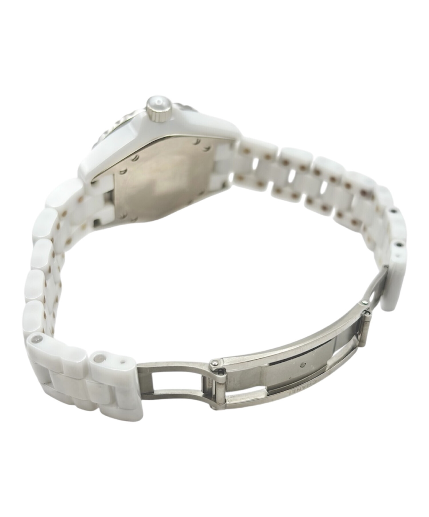 中古 シャネル CHANEL H0968 ホワイト レディース 腕時計 中古)CHANEL シャネル J12 H0968 ホワイトセラミック 33mm（商品ID
