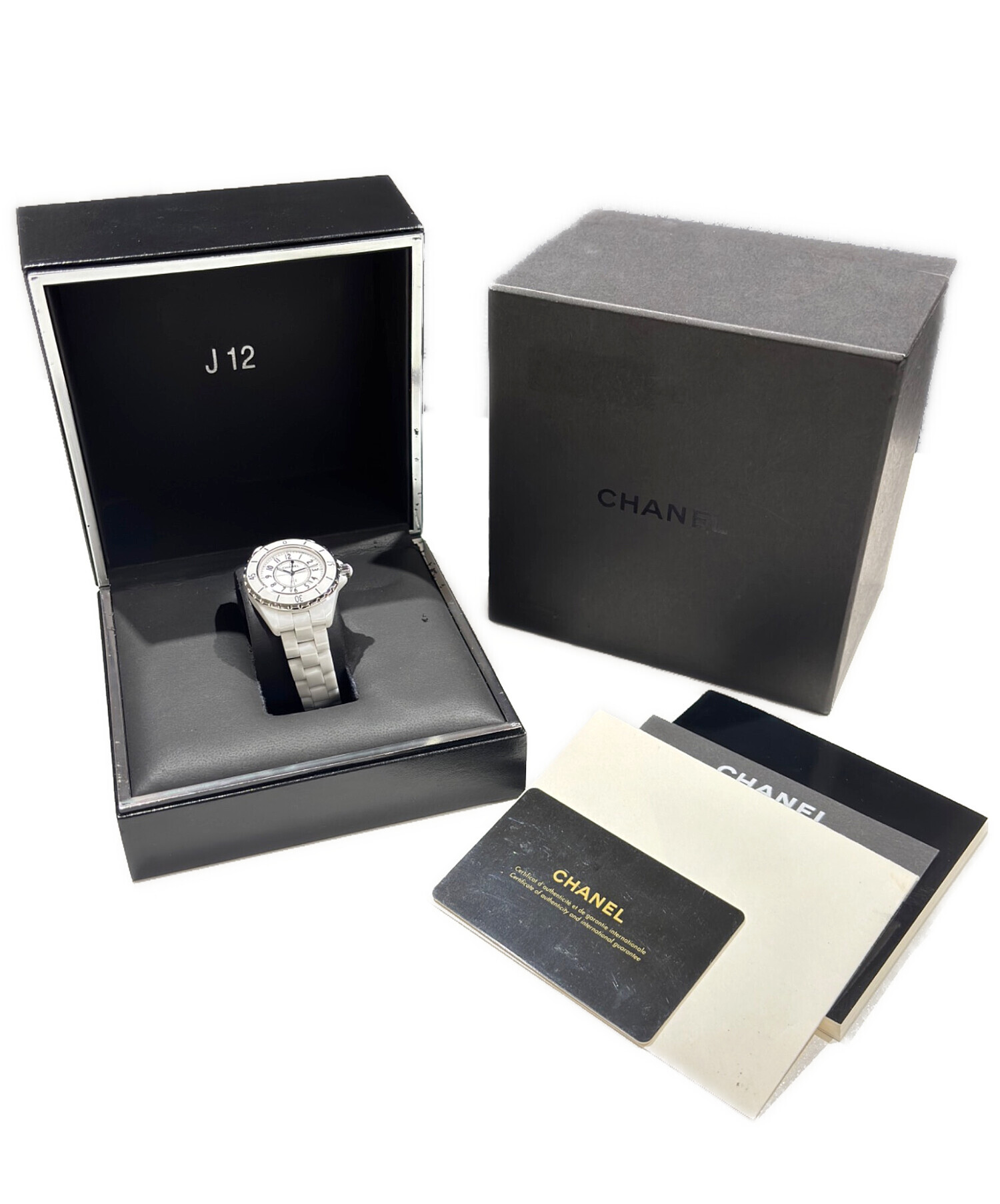 中古・古着通販】CHANEL (シャネル) J12 ジェイ トゥエルブ H0968 白