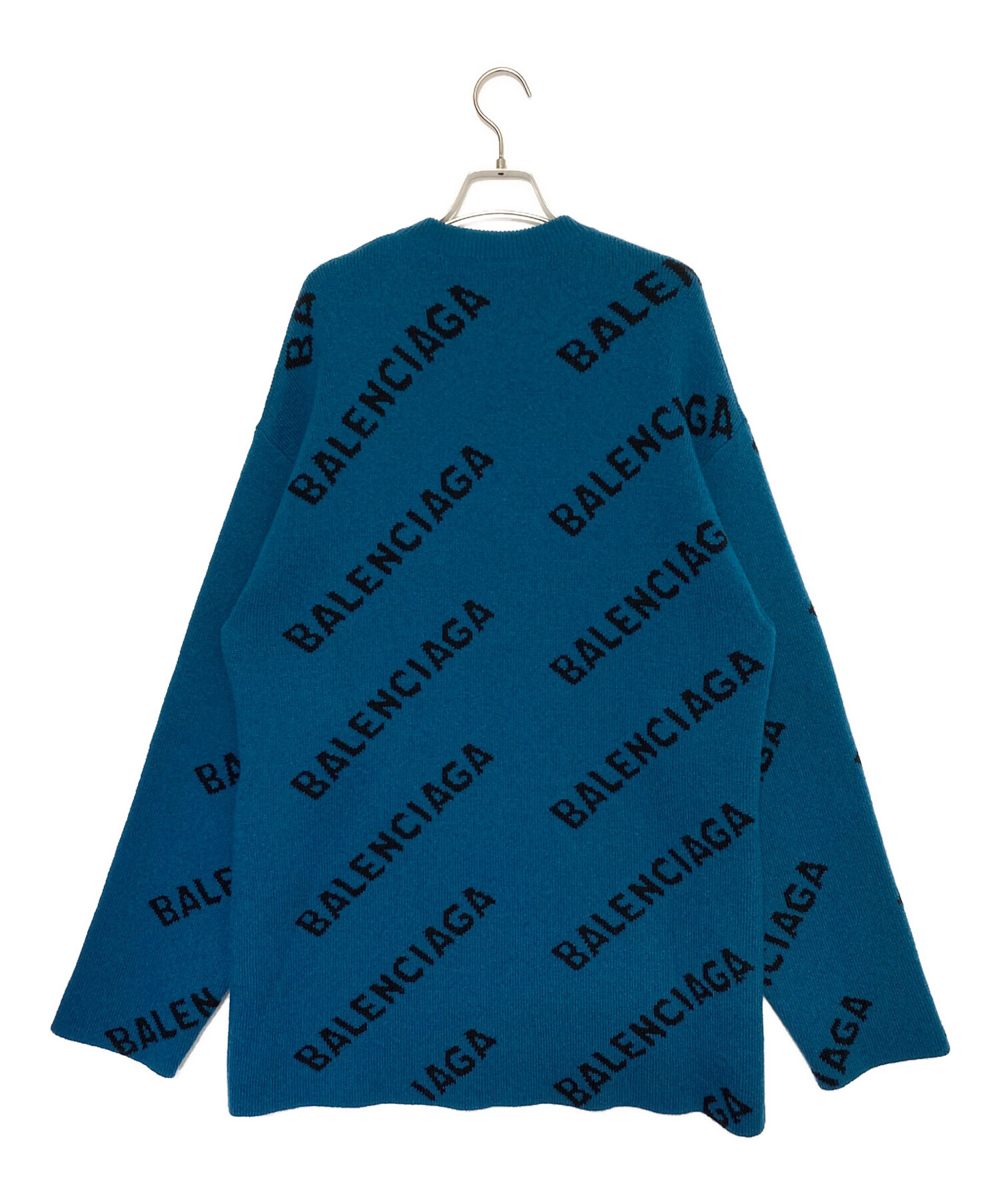 BALENCIAGA　セーター　XＳ 中古・古着通販】BALENCIAGA (バレンシアガ) オールオーバーロゴニット