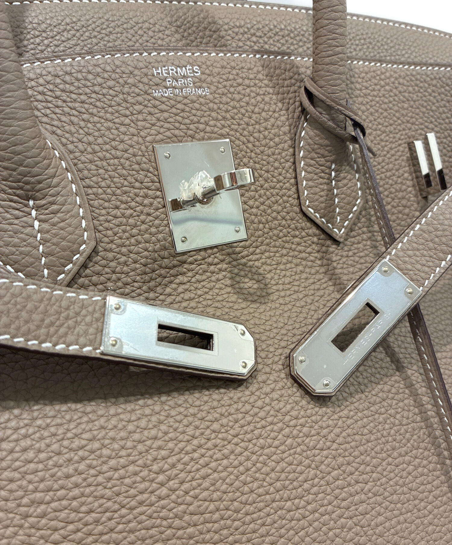 中古・古着通販】HERMES (エルメス) バーキン35/シルバー金具/トゴ/Y