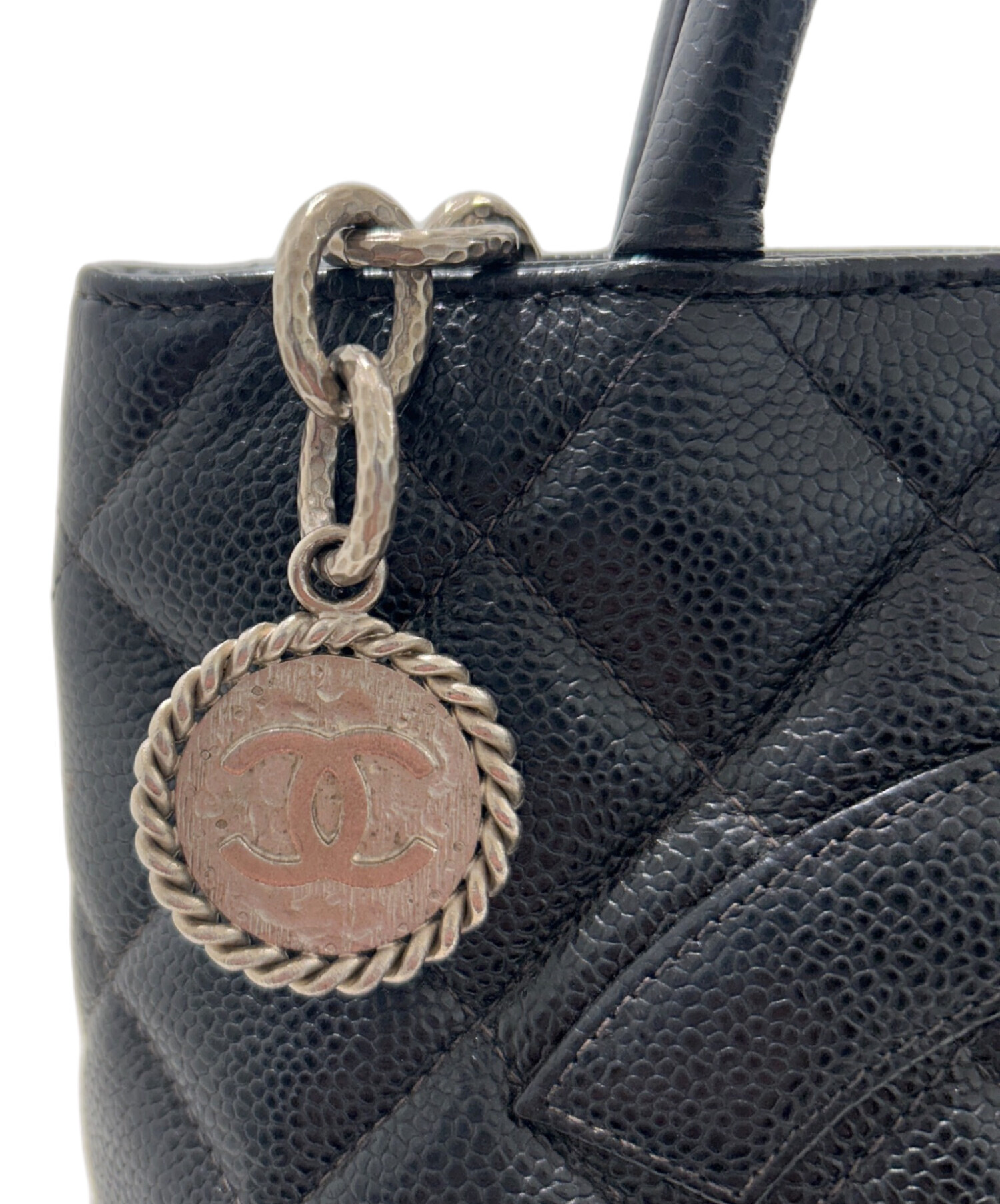中古・古着通販】CHANEL (シャネル) 復刻トートバッグ A01804 ブラック