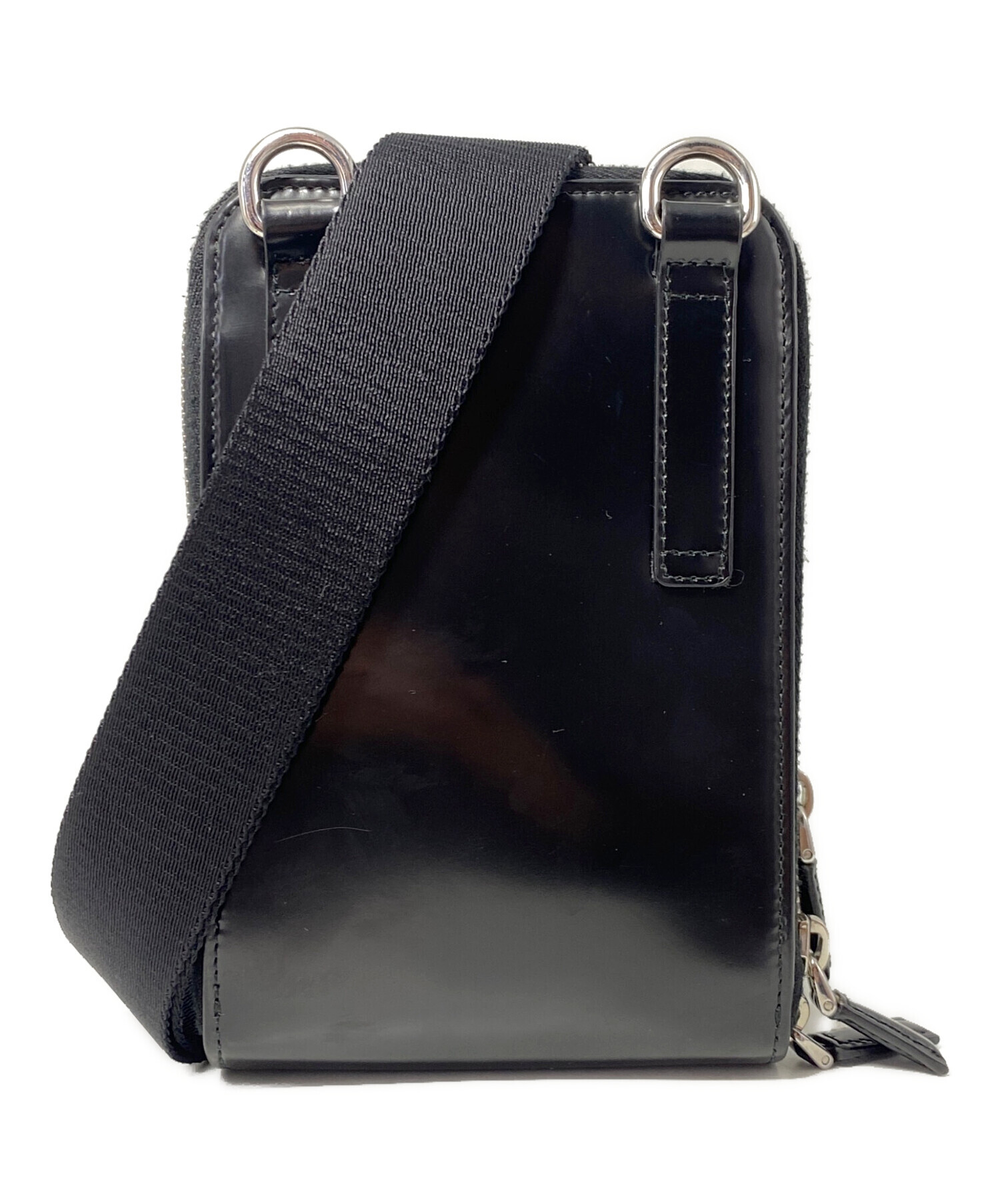 中古・古着通販】PRADA (プラダ) ロゴプレートショルダーポーチ