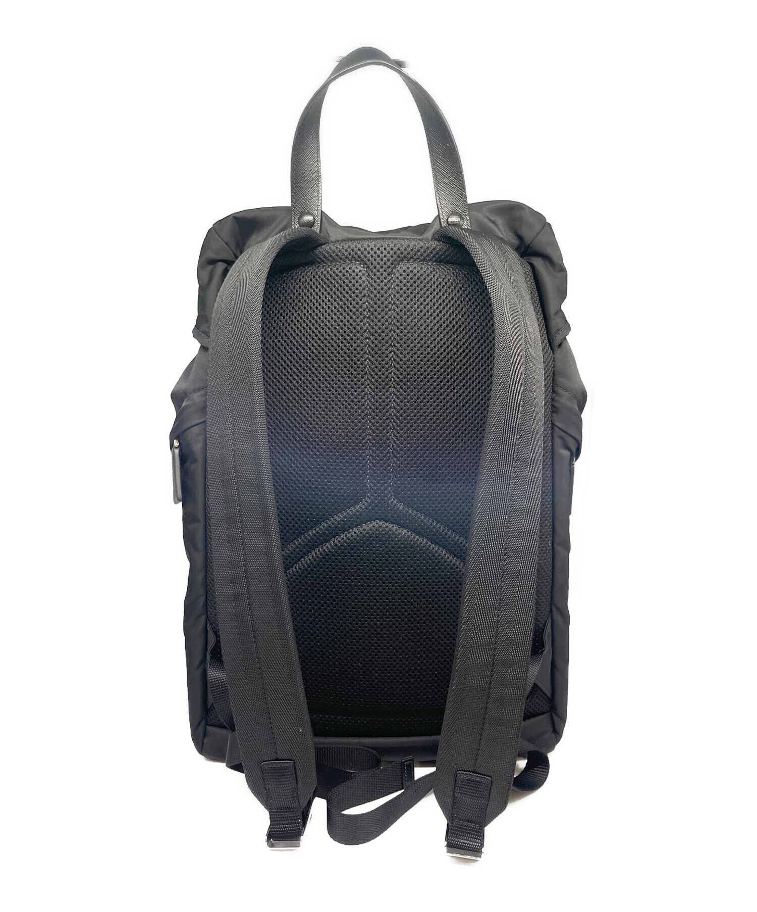中古・古着通販】PRADA (プラダ) Re-Nylon xサフィアーノレザー バック 