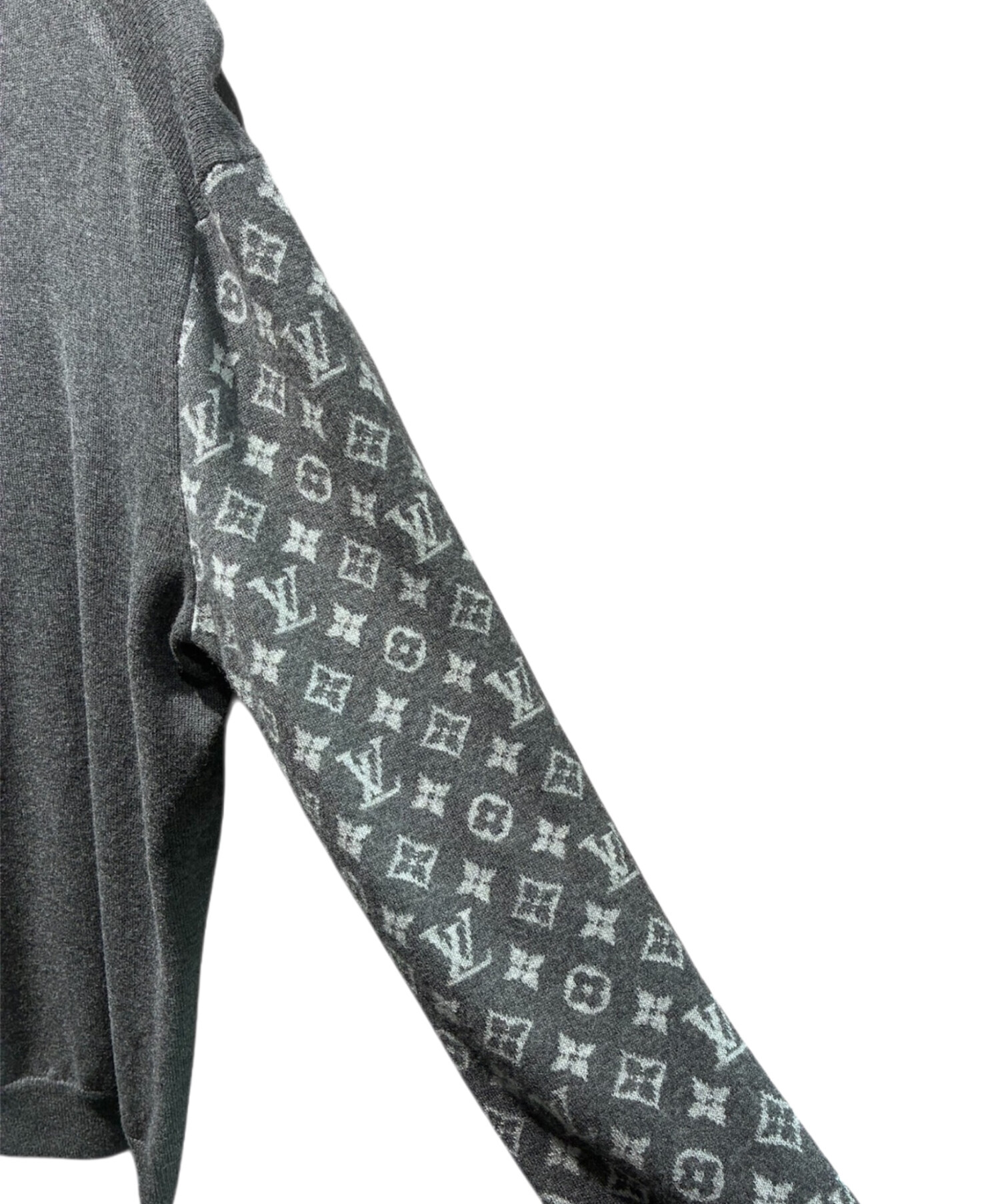 y*k様 LOUIS VUITTON モノグラムスリーブタートルネックニット　M 中古・古着通販】LOUIS VUITTON (ルイ ヴィトン) モノグラムスリーブ