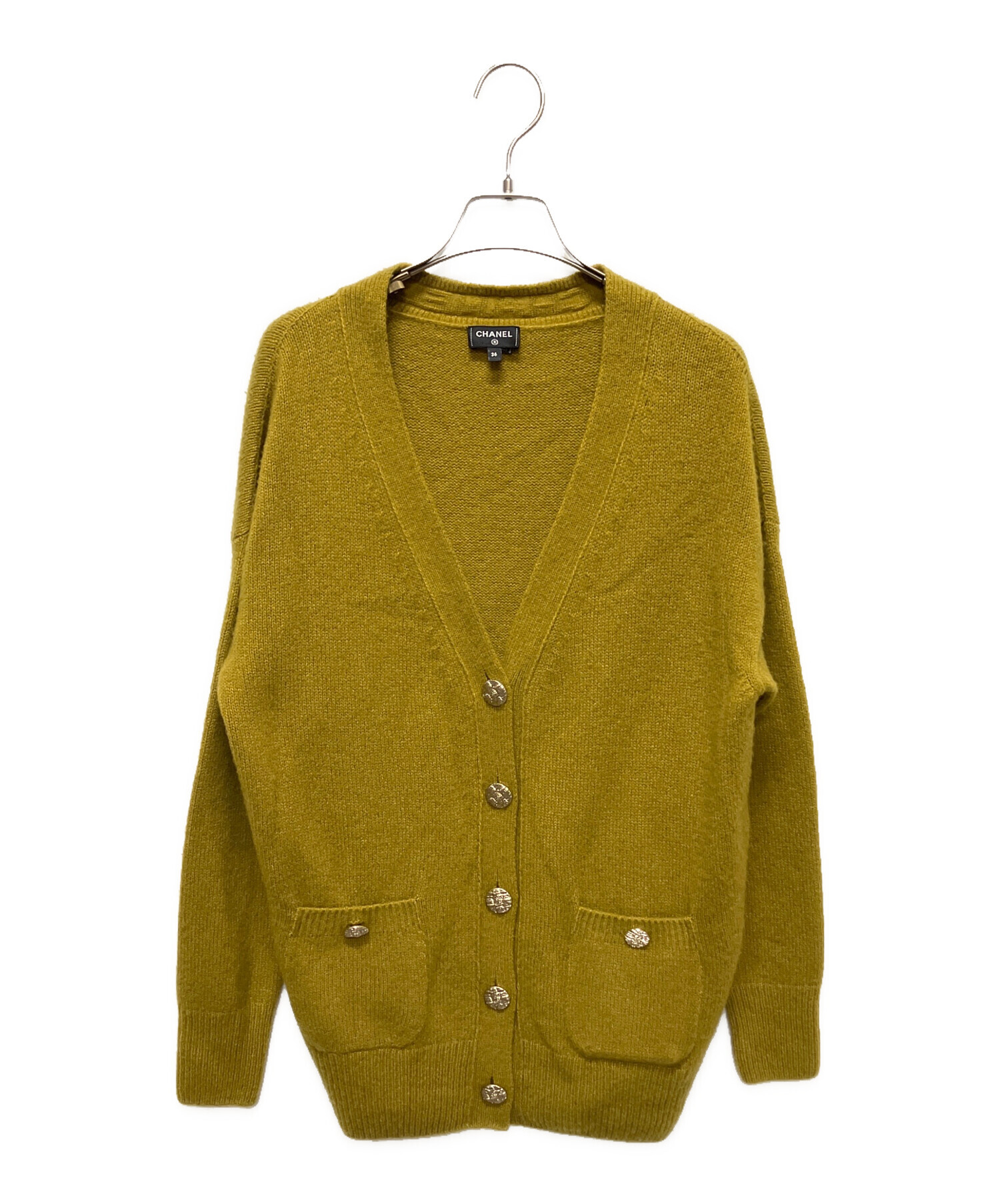 中古・古着通販】CHANEL (シャネル) Coco Button Knit Cardigan