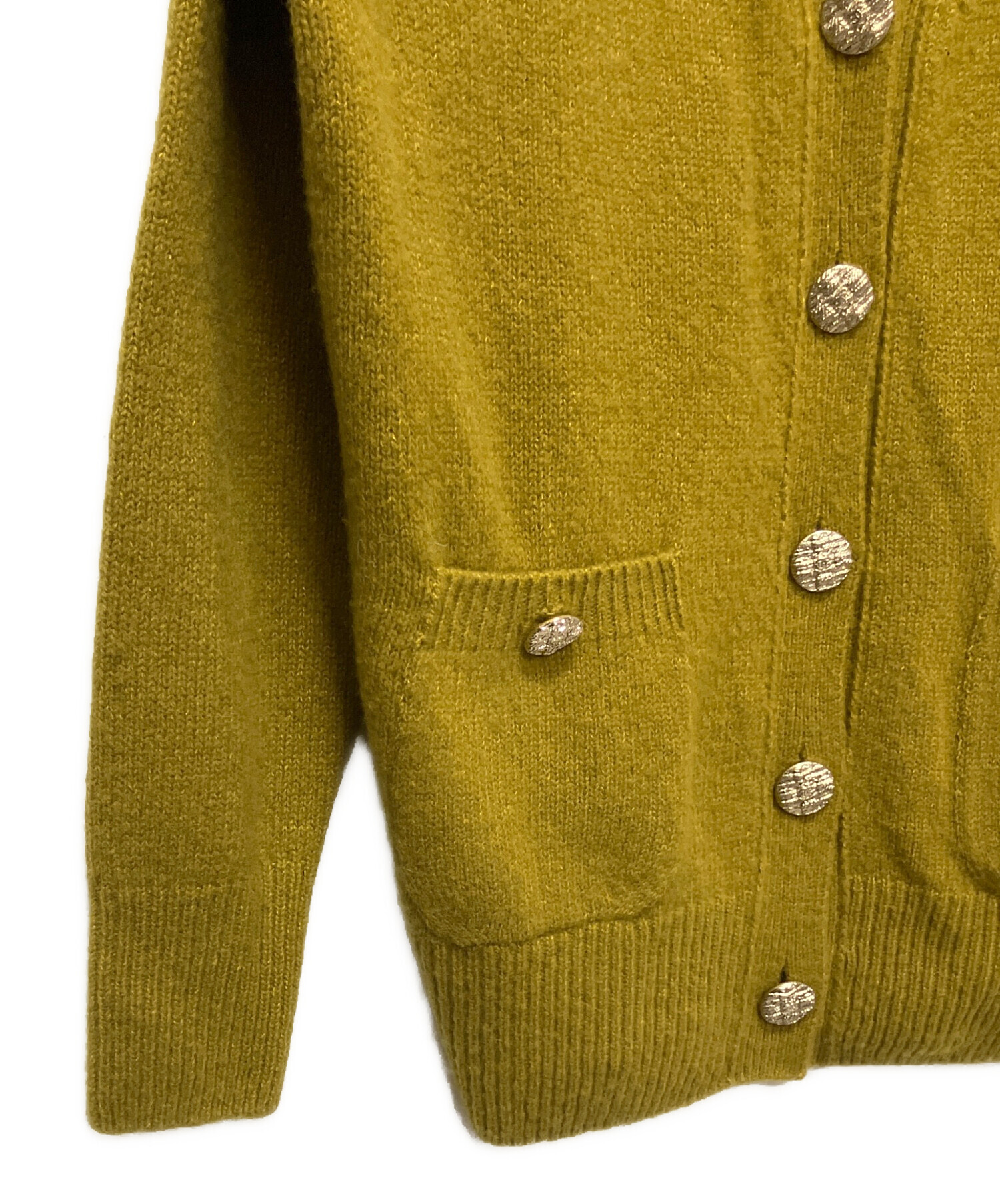 中古・古着通販】CHANEL (シャネル) Coco Button Knit Cardigan