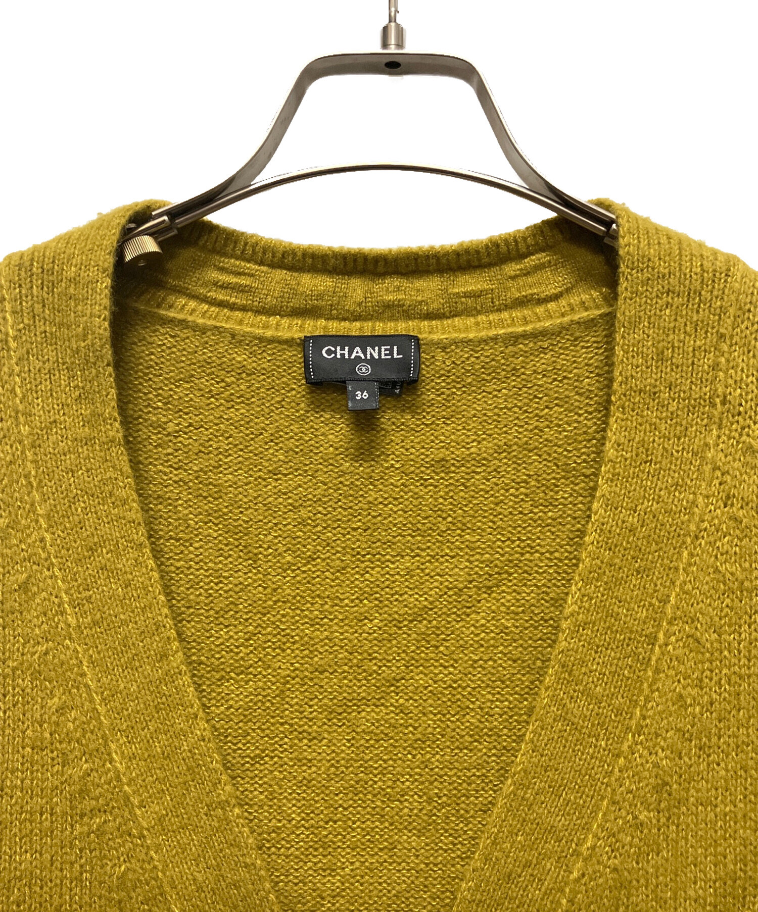 中古・古着通販】CHANEL (シャネル) Coco Button Knit Cardigan