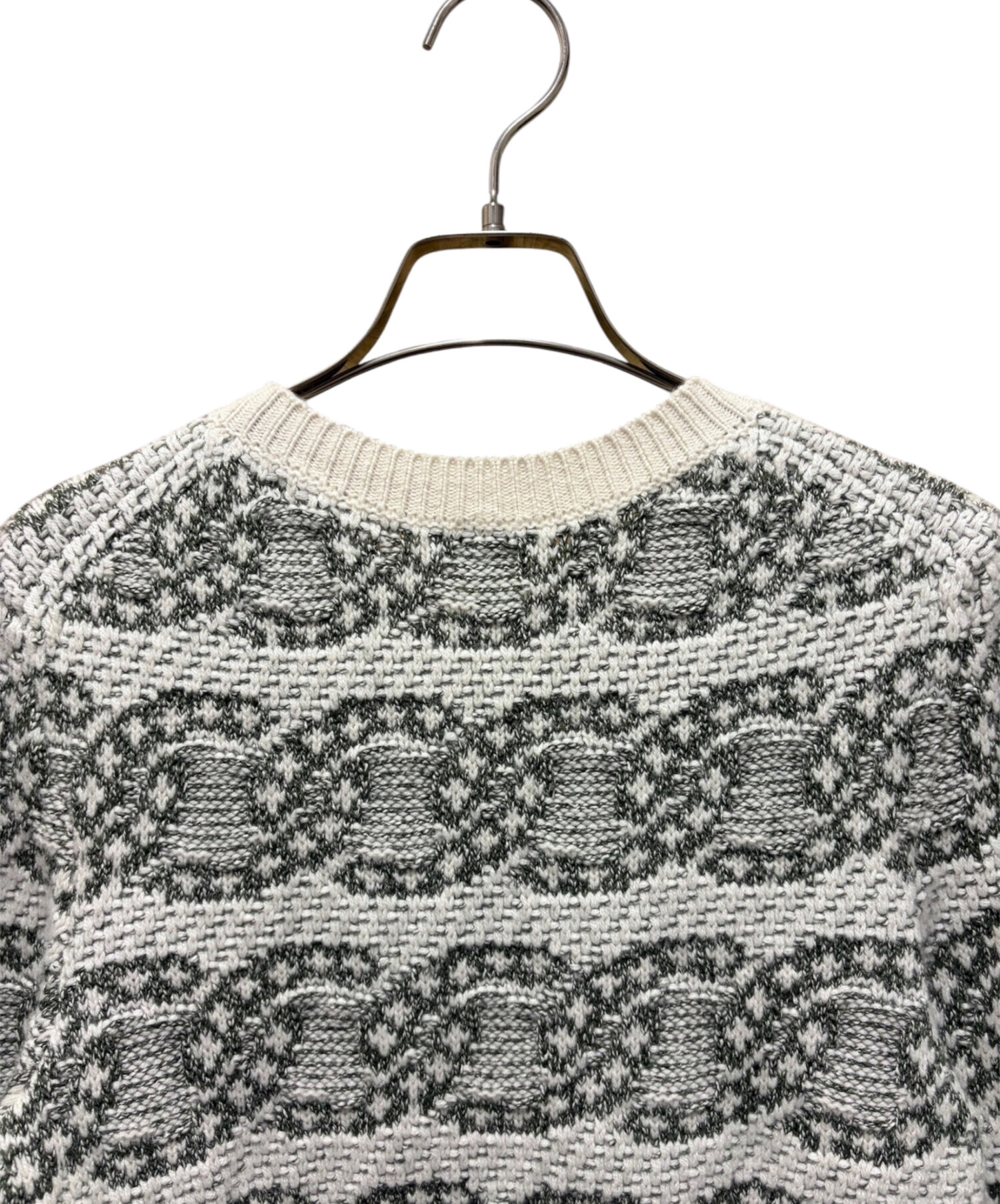 中古・古着通販】CHANEL (シャネル) ココマークジャガードニット