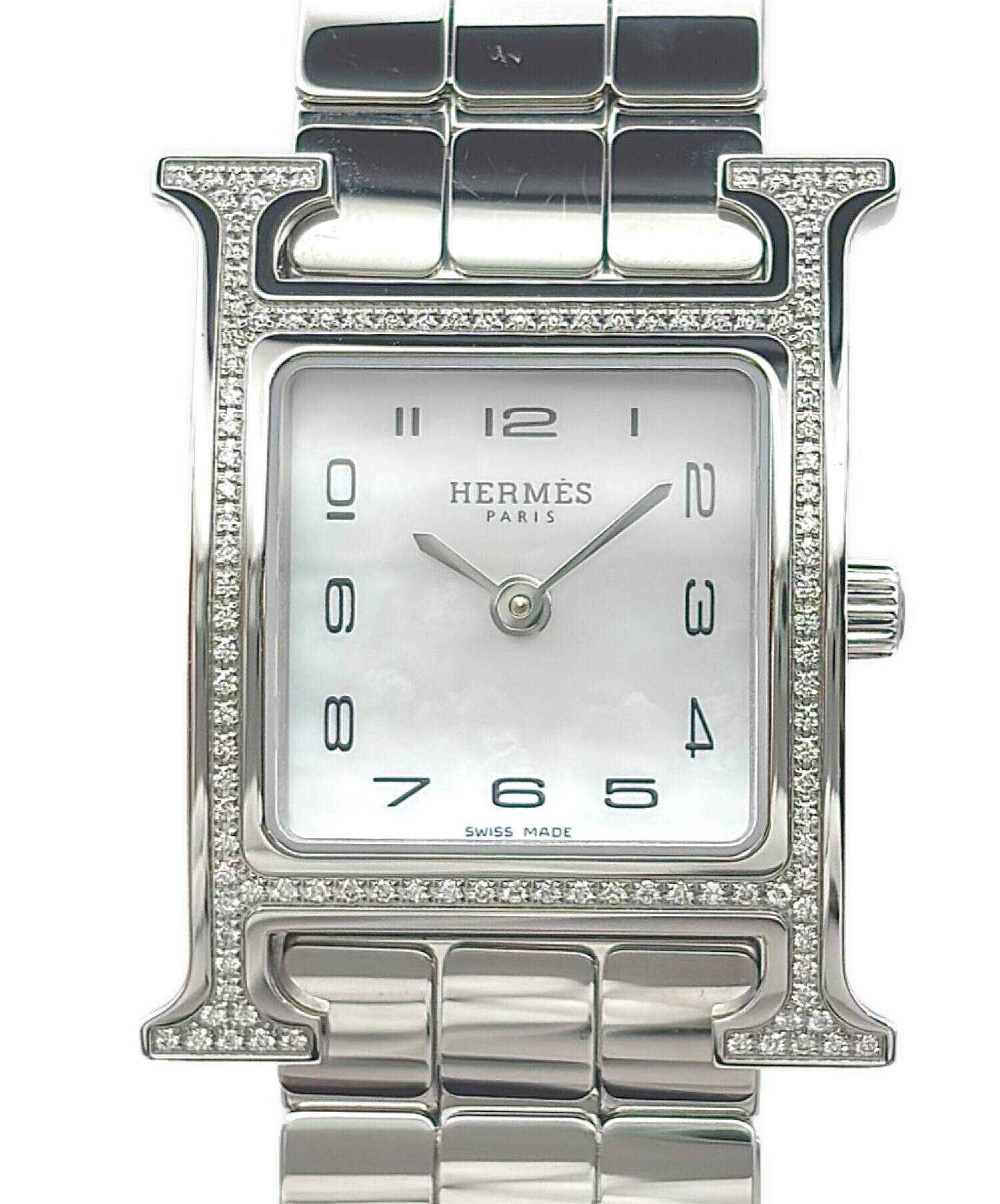 中古・古着通販】HERMES (エルメス) H Watch Hウォッチ HH1.235 21mm
