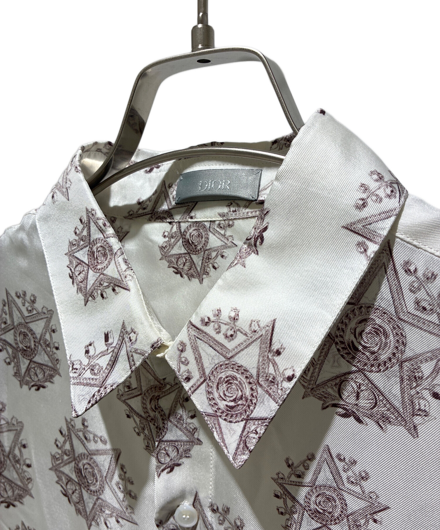 中古・古着通販】Dior (ディオール) シルクシャツ ホワイト サイズ:40