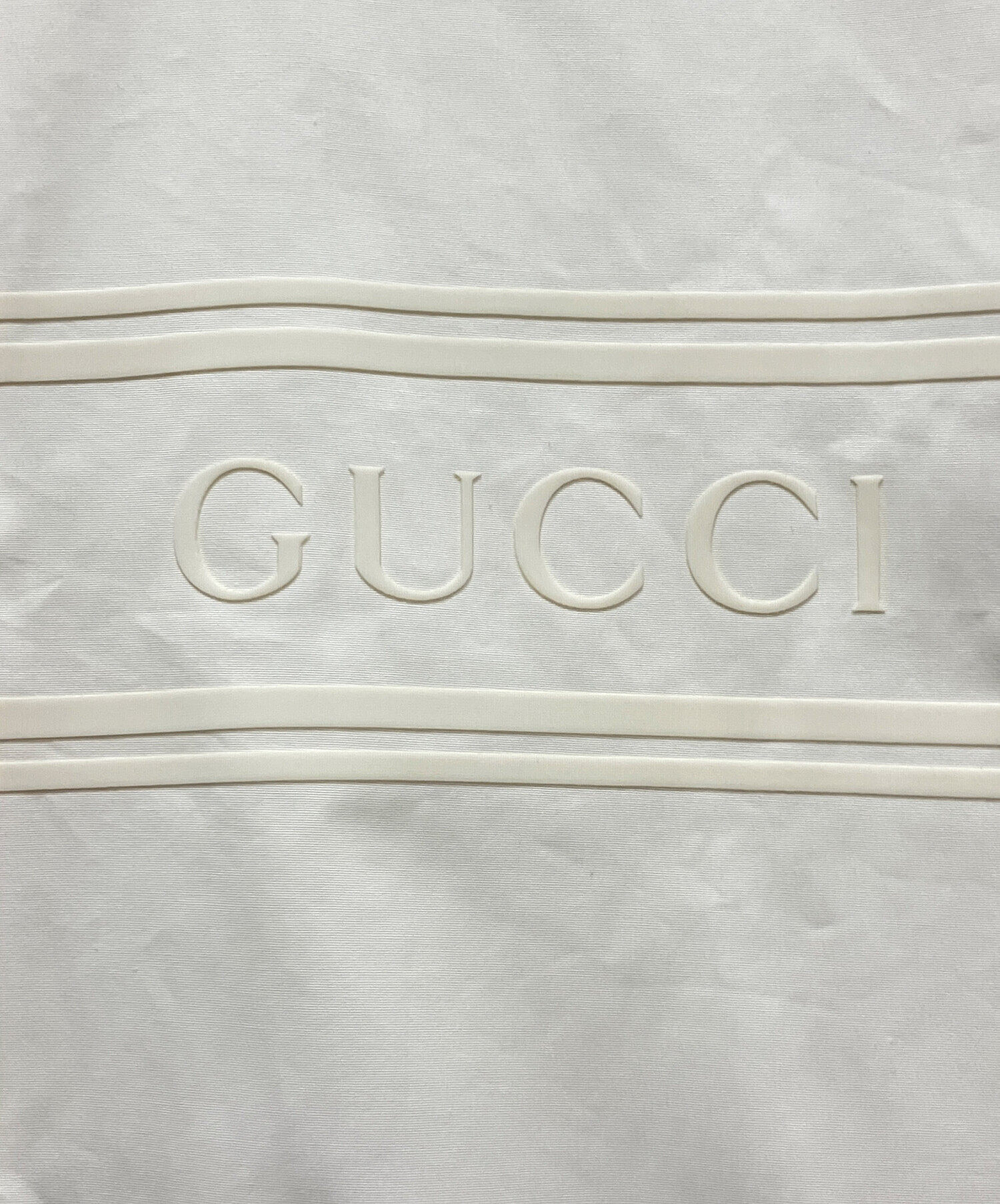 中古・古着通販】GUCCI (グッチ) 24AW Logo Cotton Long Sleeve Shirt