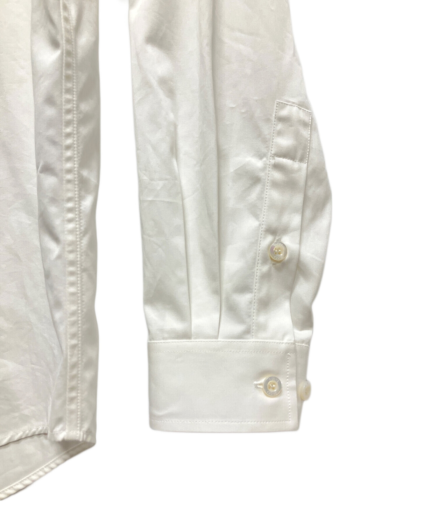 中古・古着通販】GUCCI (グッチ) 24AW Logo Cotton Long Sleeve Shirt