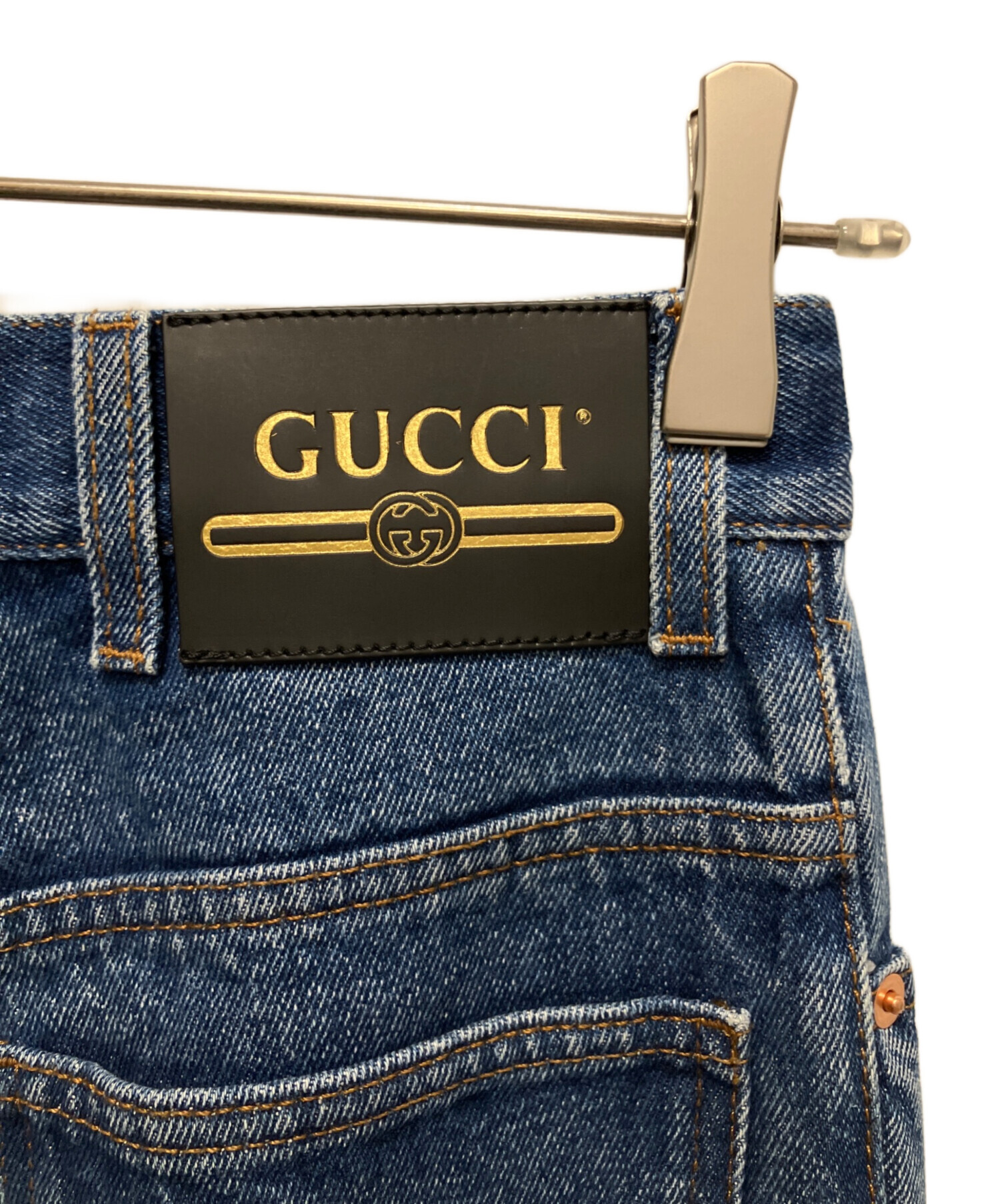 中古・古着通販】GUCCI (グッチ) デニムパンツ/ストレートデニムパンツ