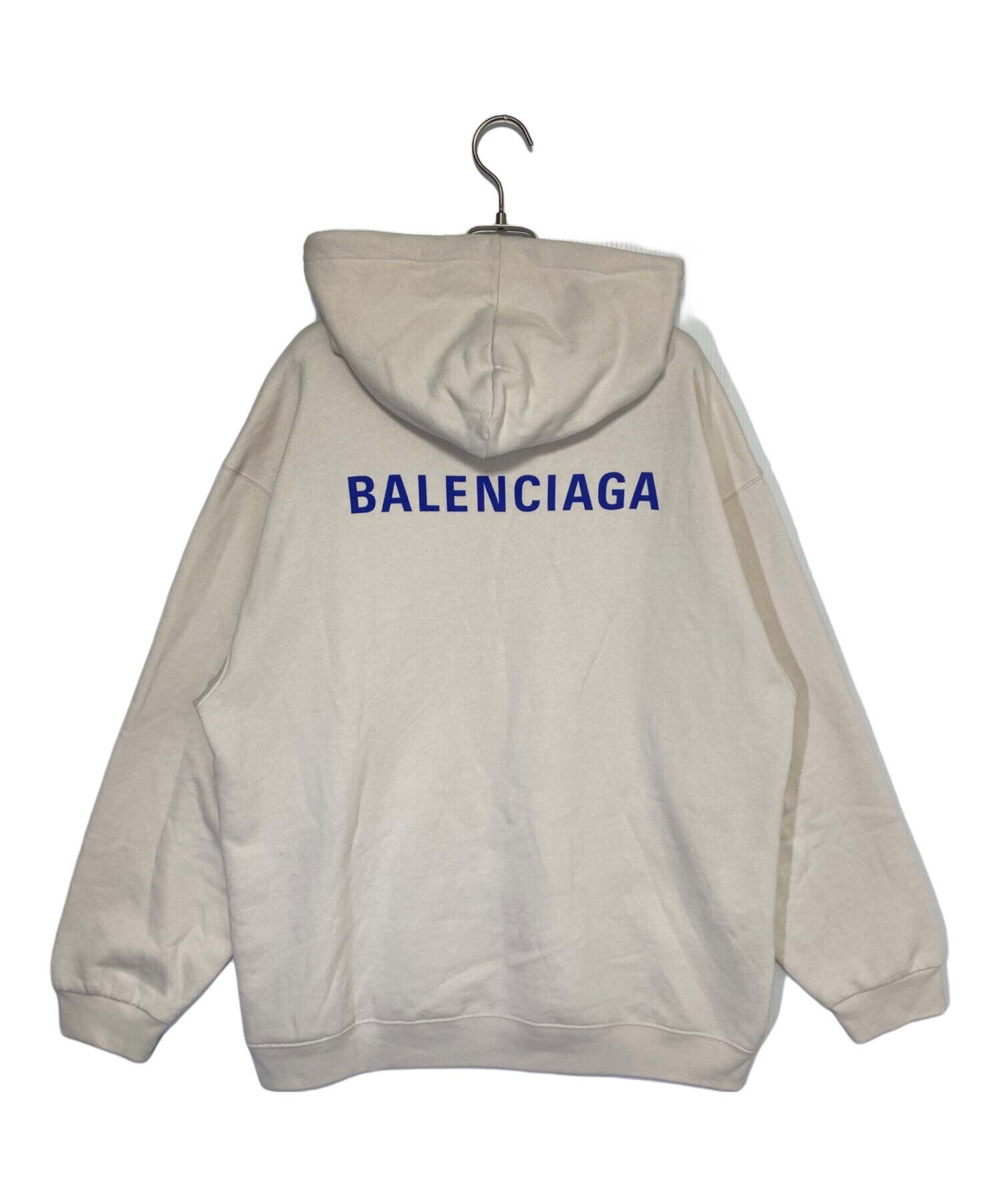 中古・古着通販】BALENCIAGA (バレンシアガ) ロゴパーカー ベージュ 