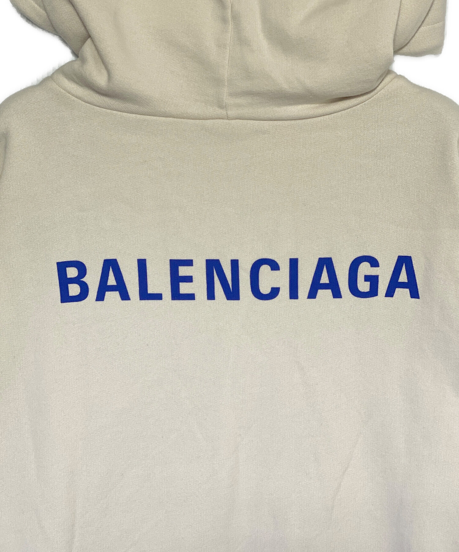 中古・古着通販】BALENCIAGA (バレンシアガ) ロゴパーカー ベージュ