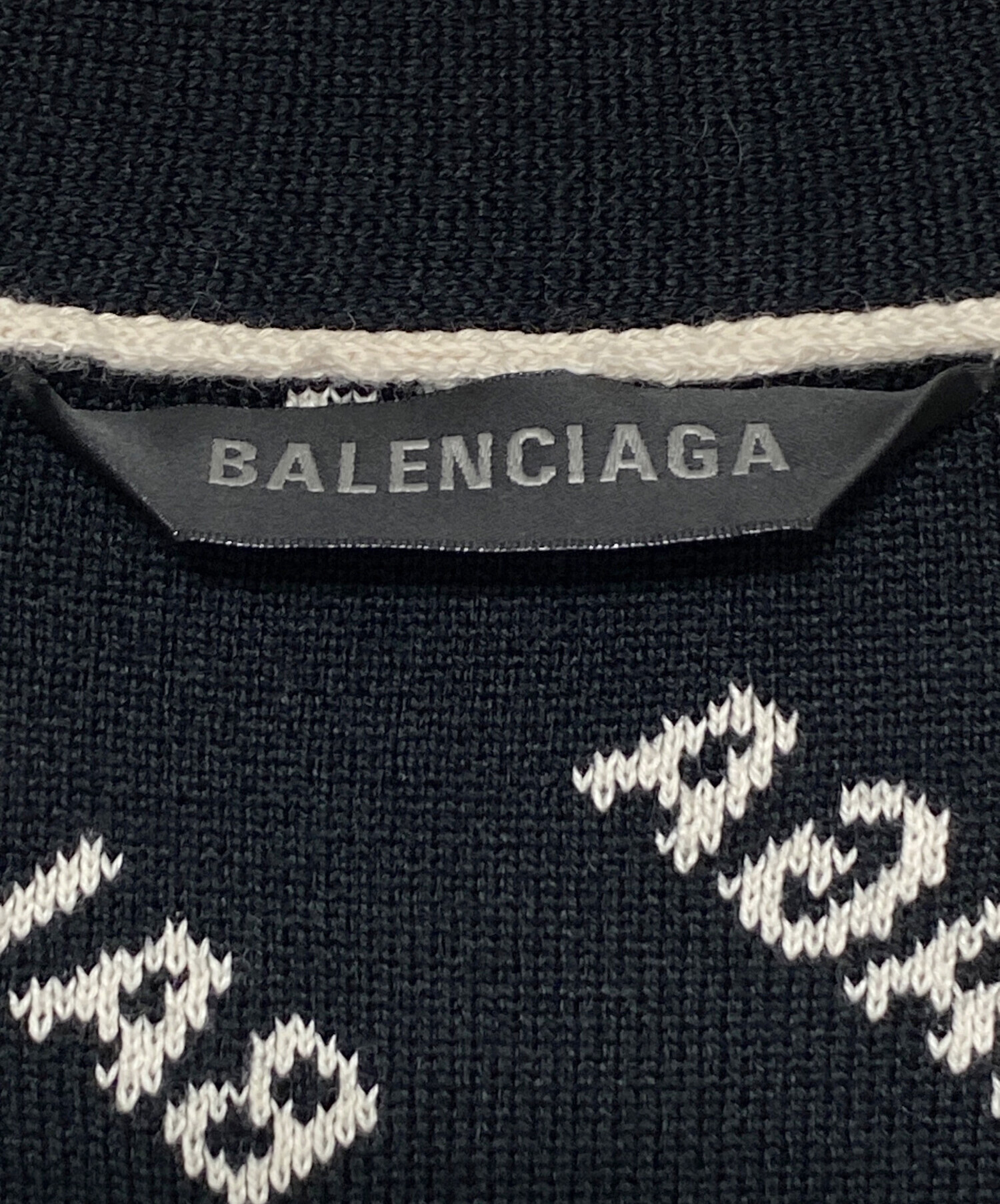 中古・古着通販】BALENCIAGA (バレンシアガ) オールオーバーロゴ 