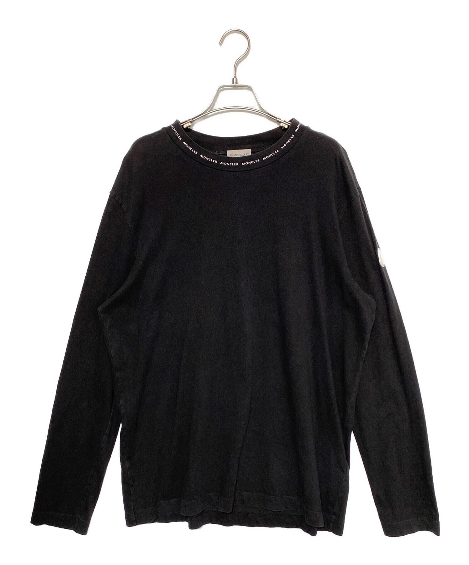 中古・古着通販】MONCLER (モンクレール) ネックロゴ長袖Tシャツ 