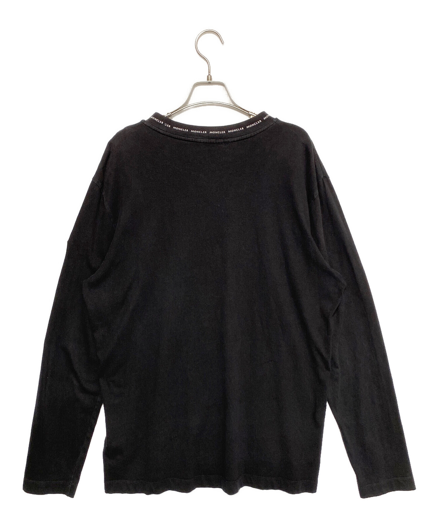中古・古着通販】MONCLER (モンクレール) ネックロゴ長袖Tシャツ 