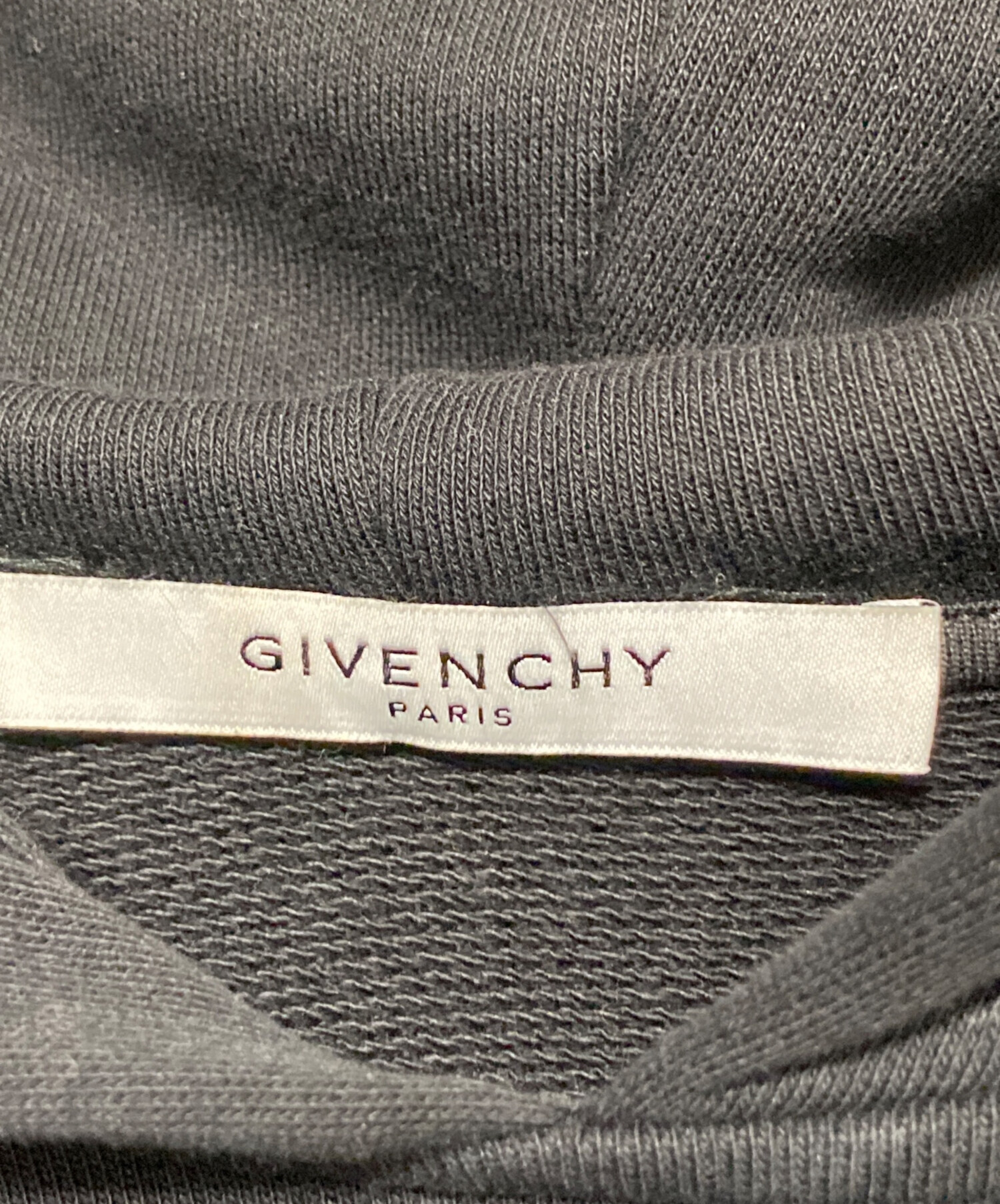 中古・古着通販】GIVENCHY (ジバンシィ) ロゴパーカー ブラック サイズ