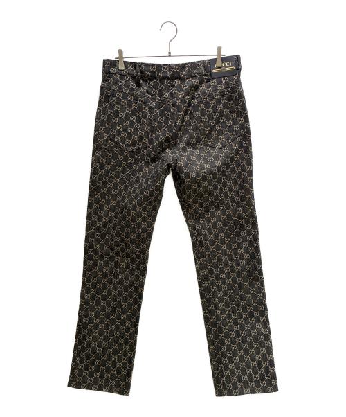 中古・古着通販】GUCCI (グッチ) GGジャガードデニムパンツ サイズ:W36