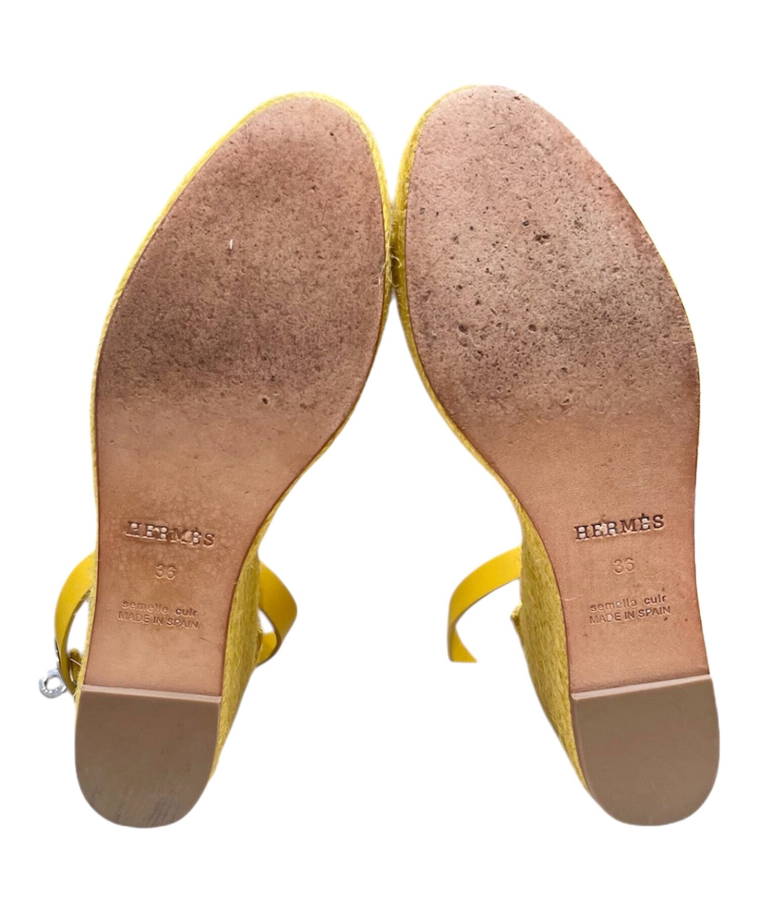 中古・古着通販】HERMES (エルメス) ウェッジソールサンダル