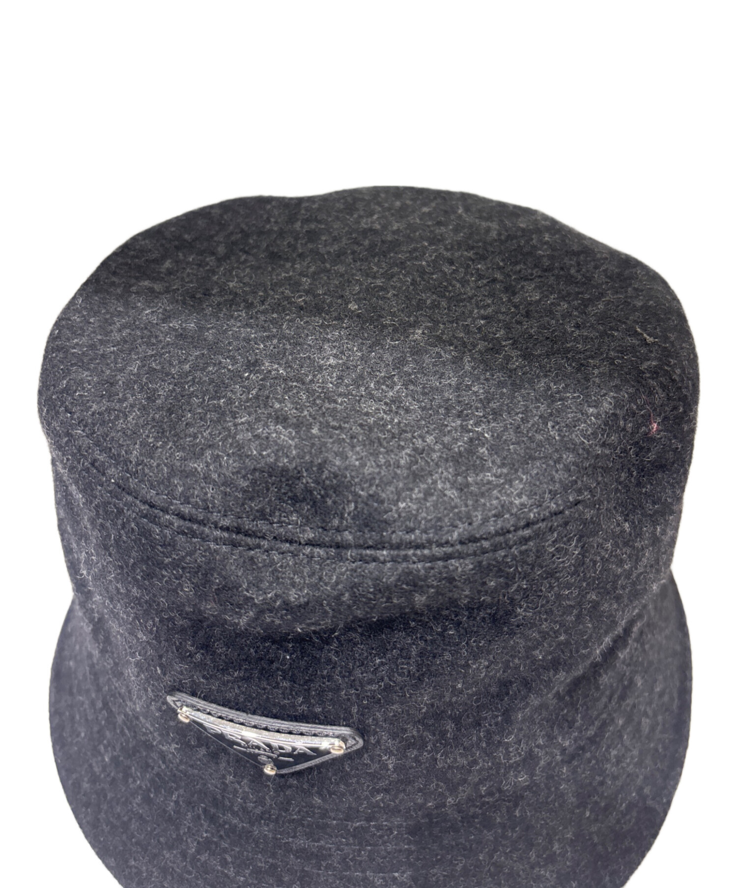中古・古着通販】PRADA (プラダ) PRADA Triangle Logo Bucket Hat/ロゴ