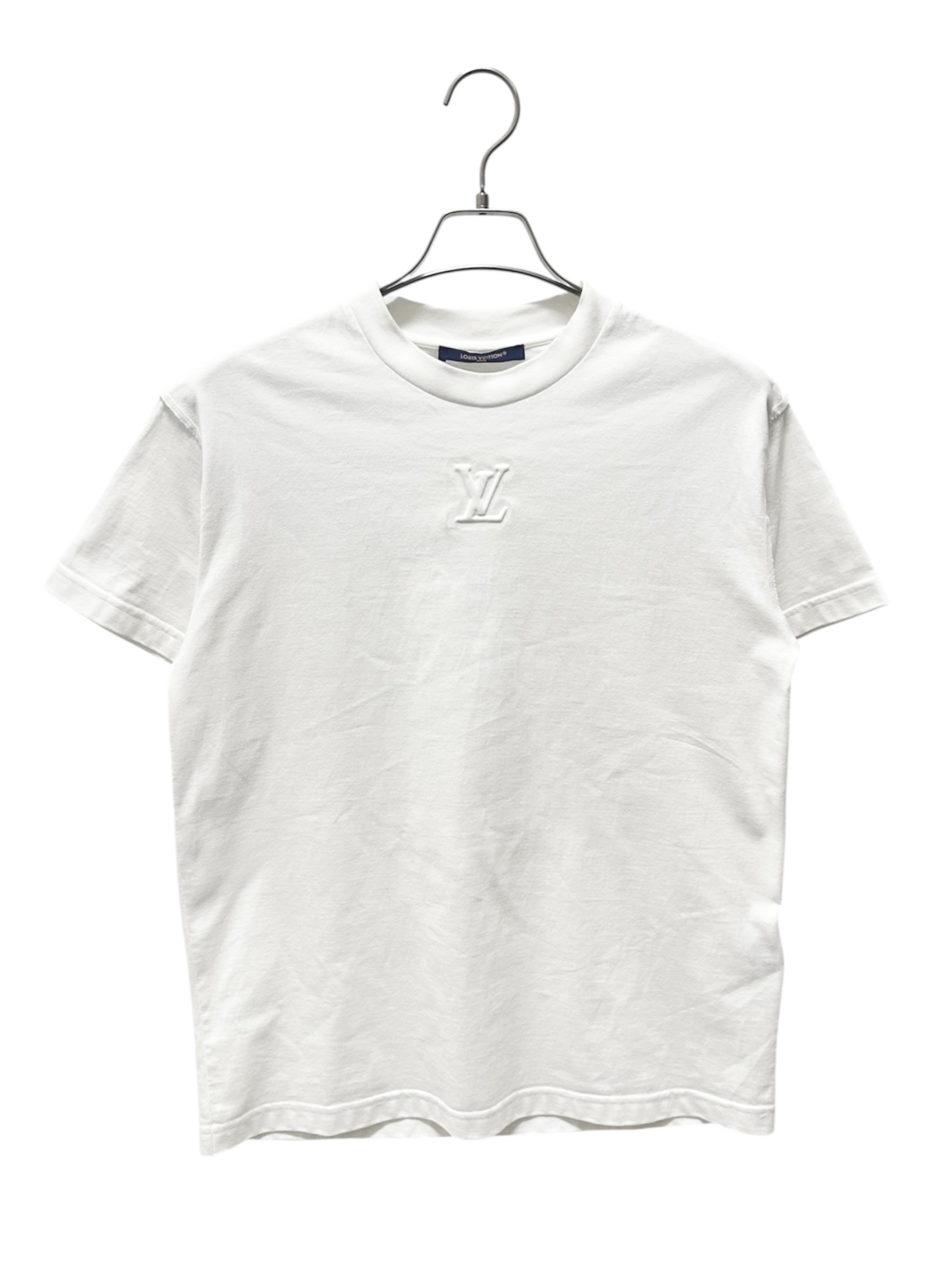 LOUIS VUITTON ホワイト Tシャツ XS 中古・古着通販】LOUIS VUITTON (ルイ ヴィトン) エンボスLVTシャツ