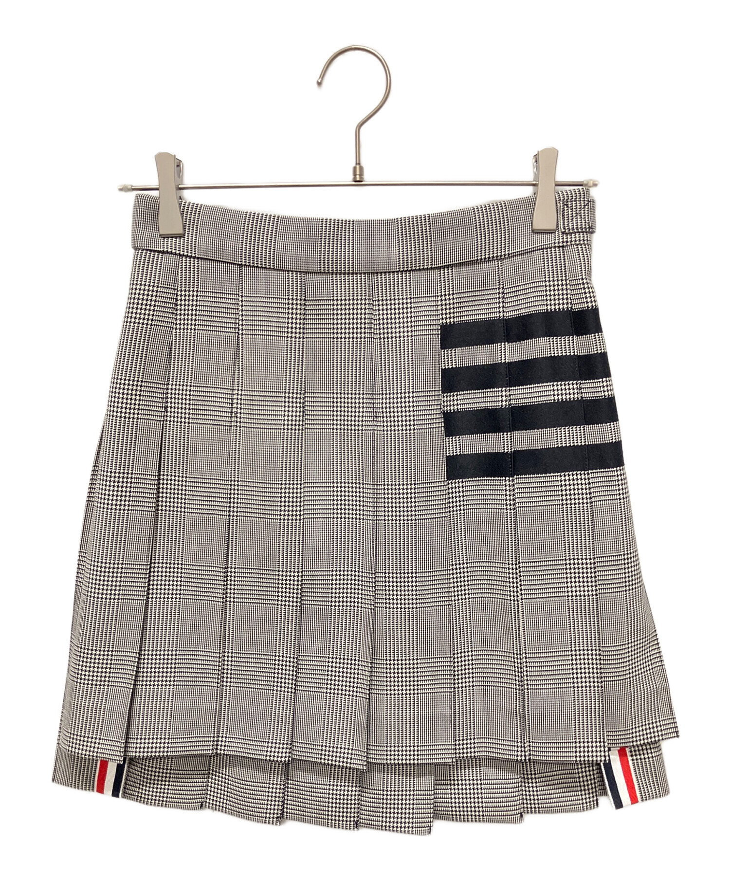 極美品　Thom Browne トムブラウン スカート プリーツ チェック 中古・古着通販】Thom Browne (トムブラウン) ウールチェックスカート