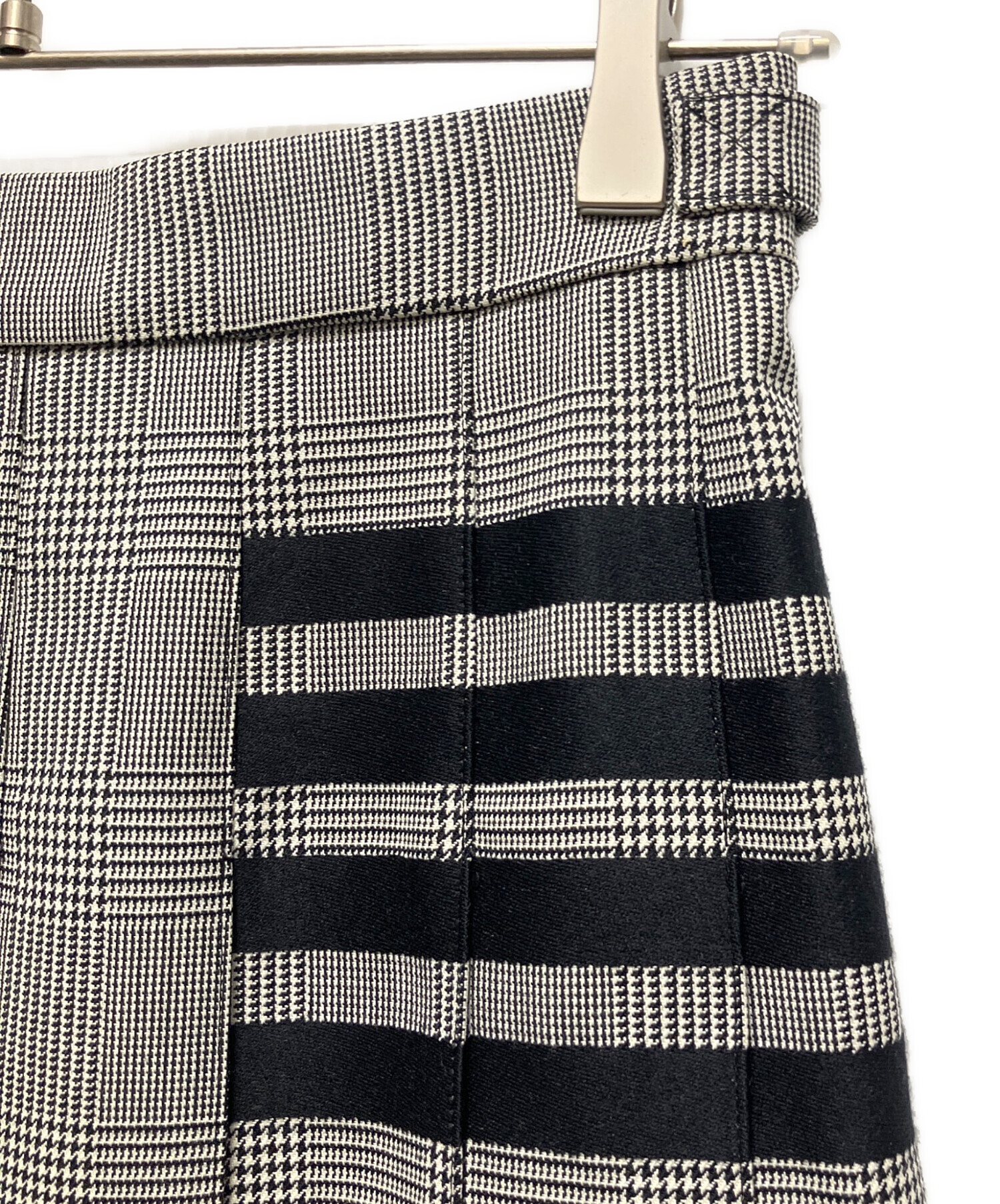 中古・古着通販】Thom Browne (トムブラウン) ウールチェックスカート