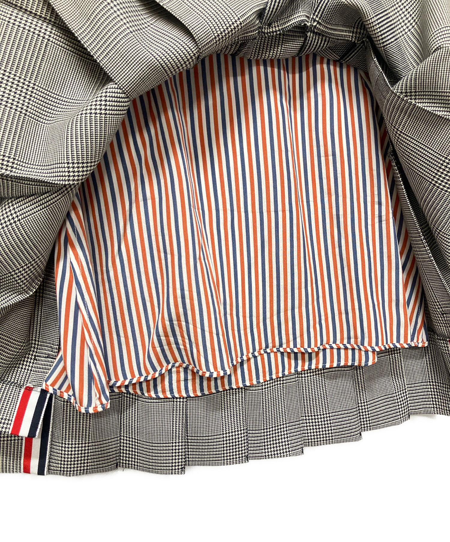 中古・古着通販】Thom Browne (トムブラウン) ウールチェックスカート