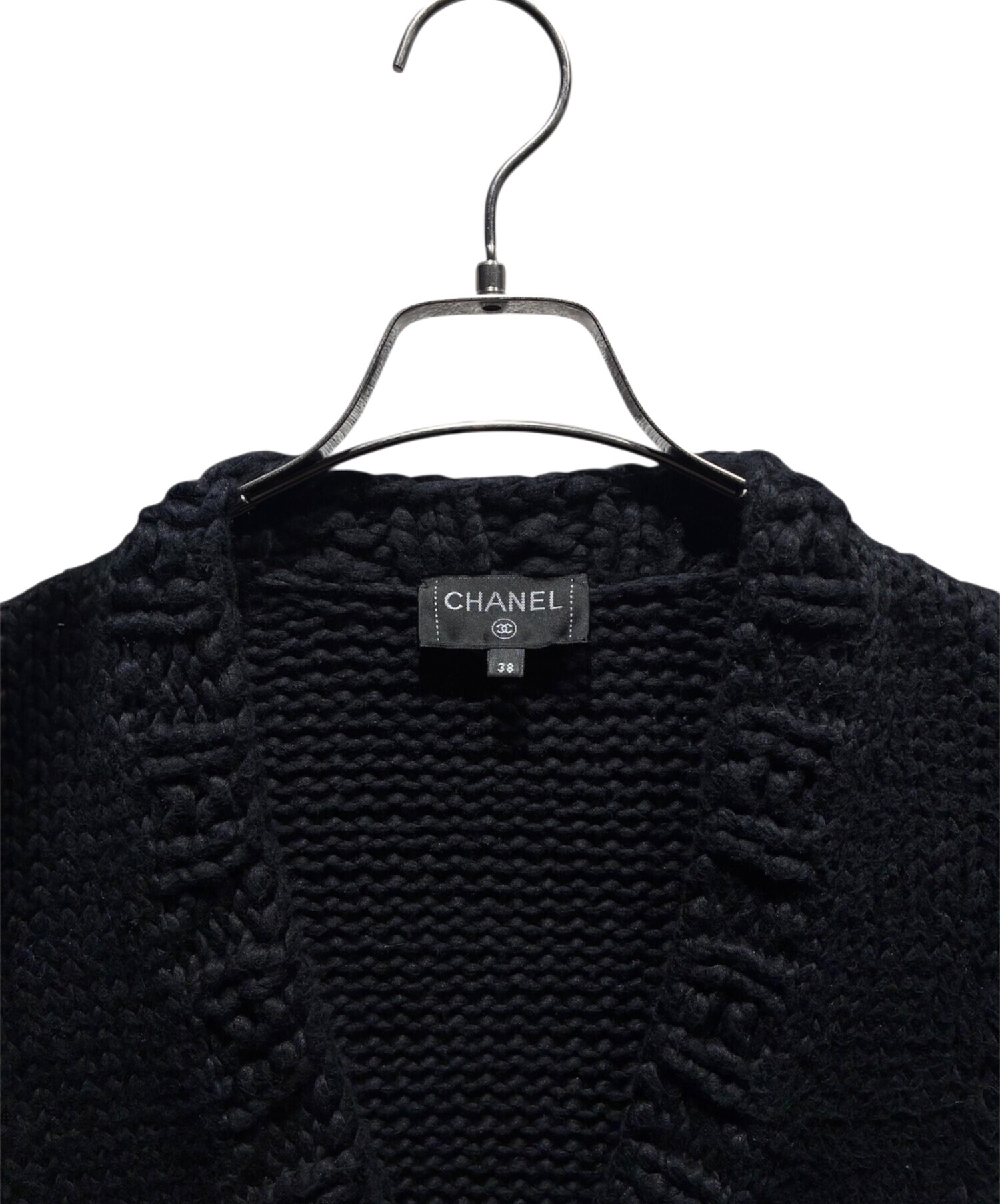 中古・古着通販】CHANEL (シャネル) ローゲージニットカーディガン