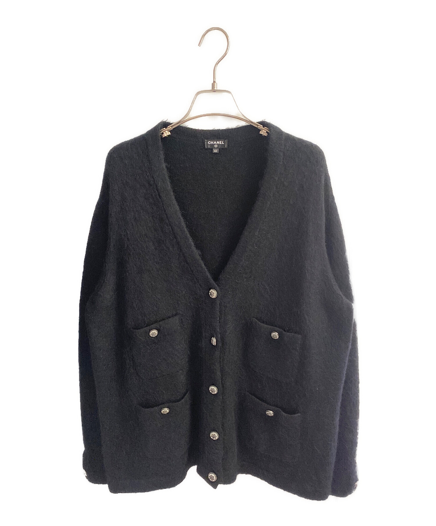 中古・古着通販】CHANEL (シャネル) 4ポケットカシミヤカーディガン