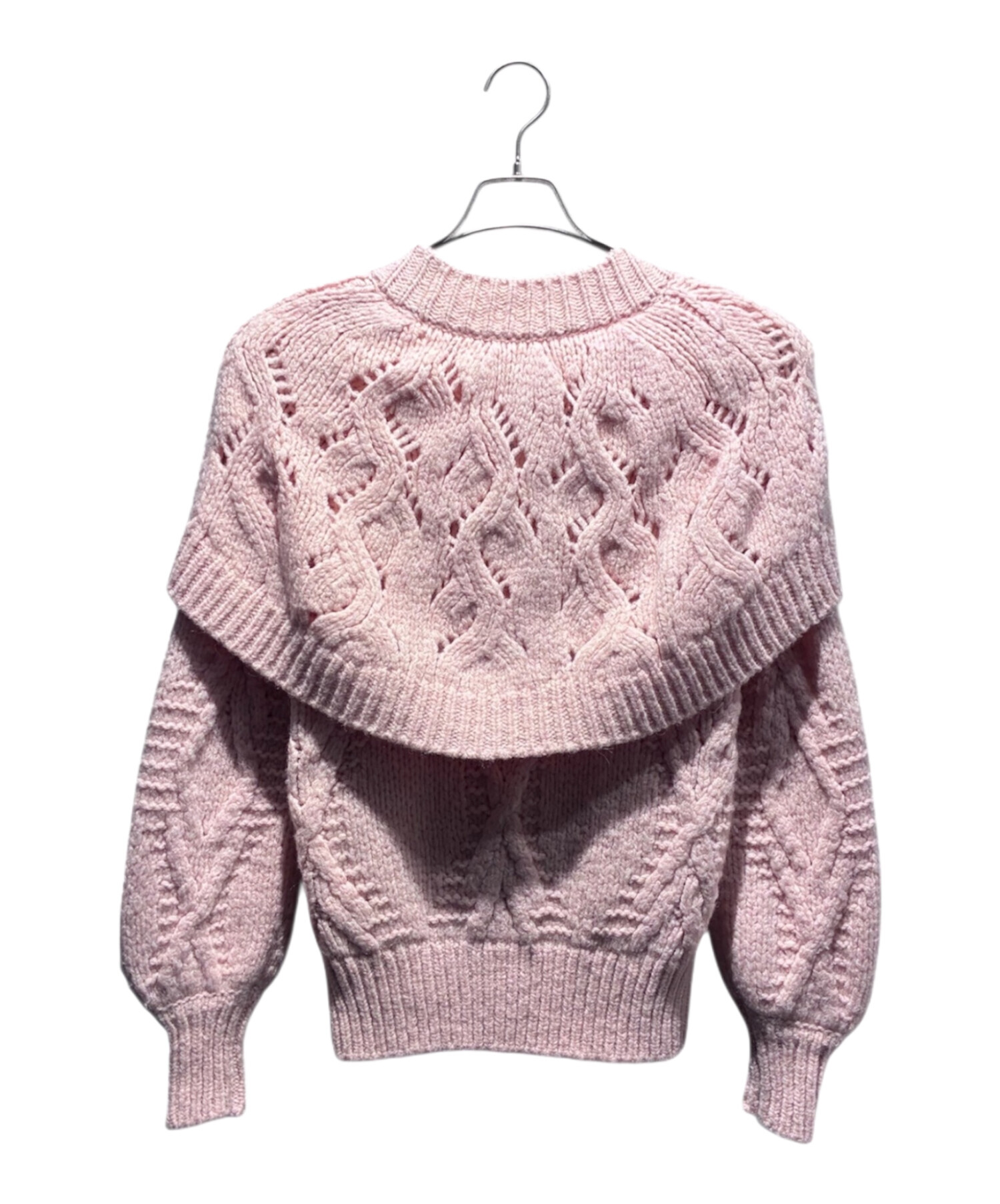 中古・古着通販】CHANEL (シャネル) ココボタンカーディガン ピンク