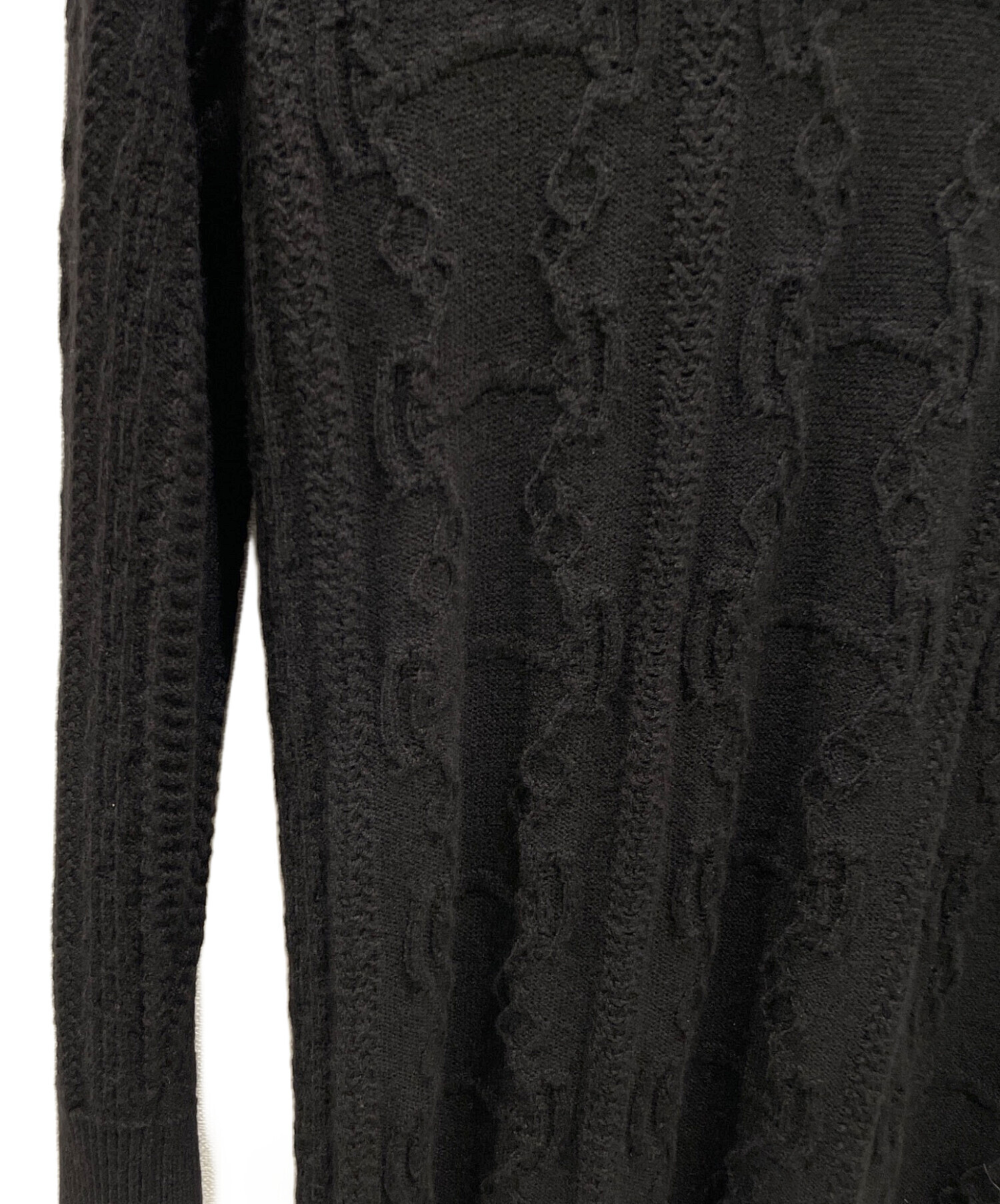 中古・古着通販】HERMES (エルメス) カシミヤ混シェーヌダンクルニット