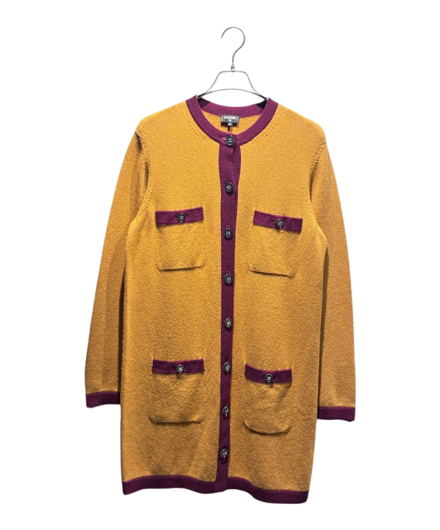 中古・古着通販】CHANEL (シャネル) ココボタンカシミヤロング