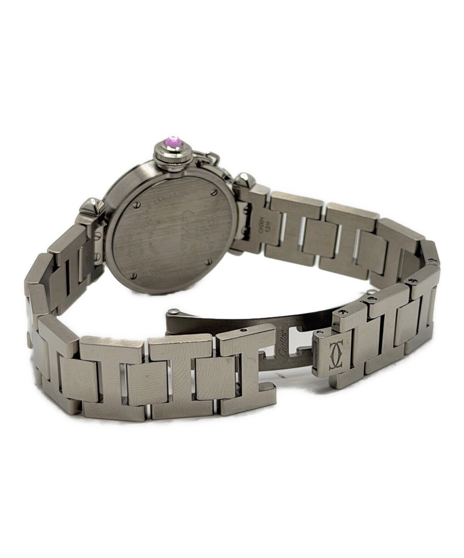 美品 Cartier カルティエ W3140026 ミスパシャ 腕時計 クォーツ ピンク レディース【中古】 新品)CARTIER カルティエ ミスパシャ W3140026（商品ID：1000005465841