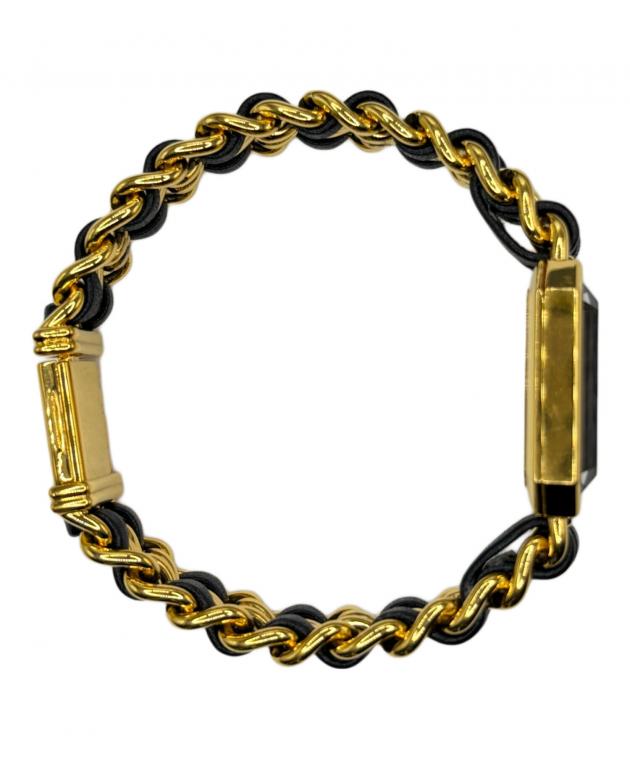 中古・古着通販】CHANEL (シャネル) プルミエールL 黒文字盤 サイズ:L