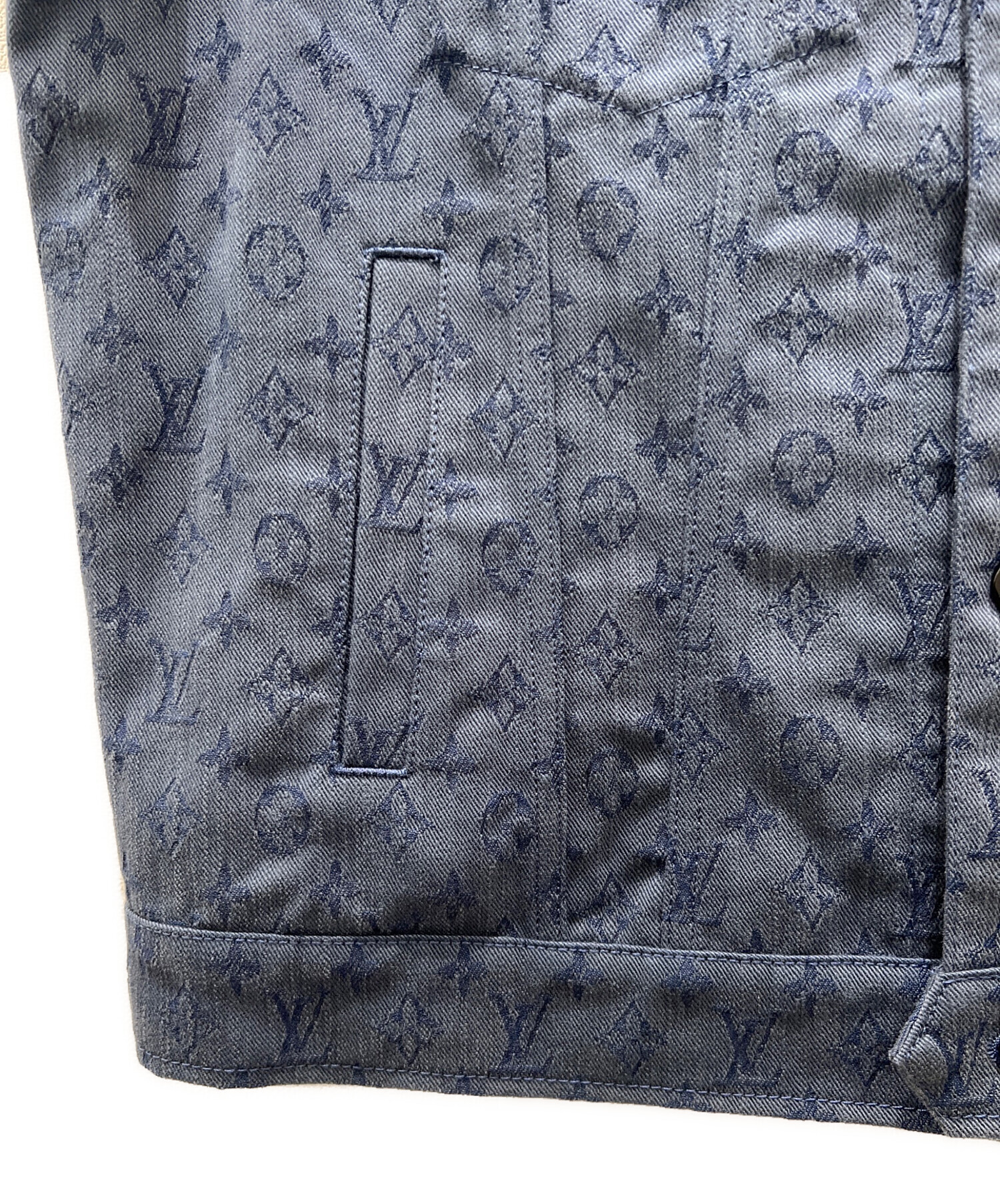 中古・古着通販】LOUIS VUITTON (ルイ ヴィトン) モノグラム総柄デニム