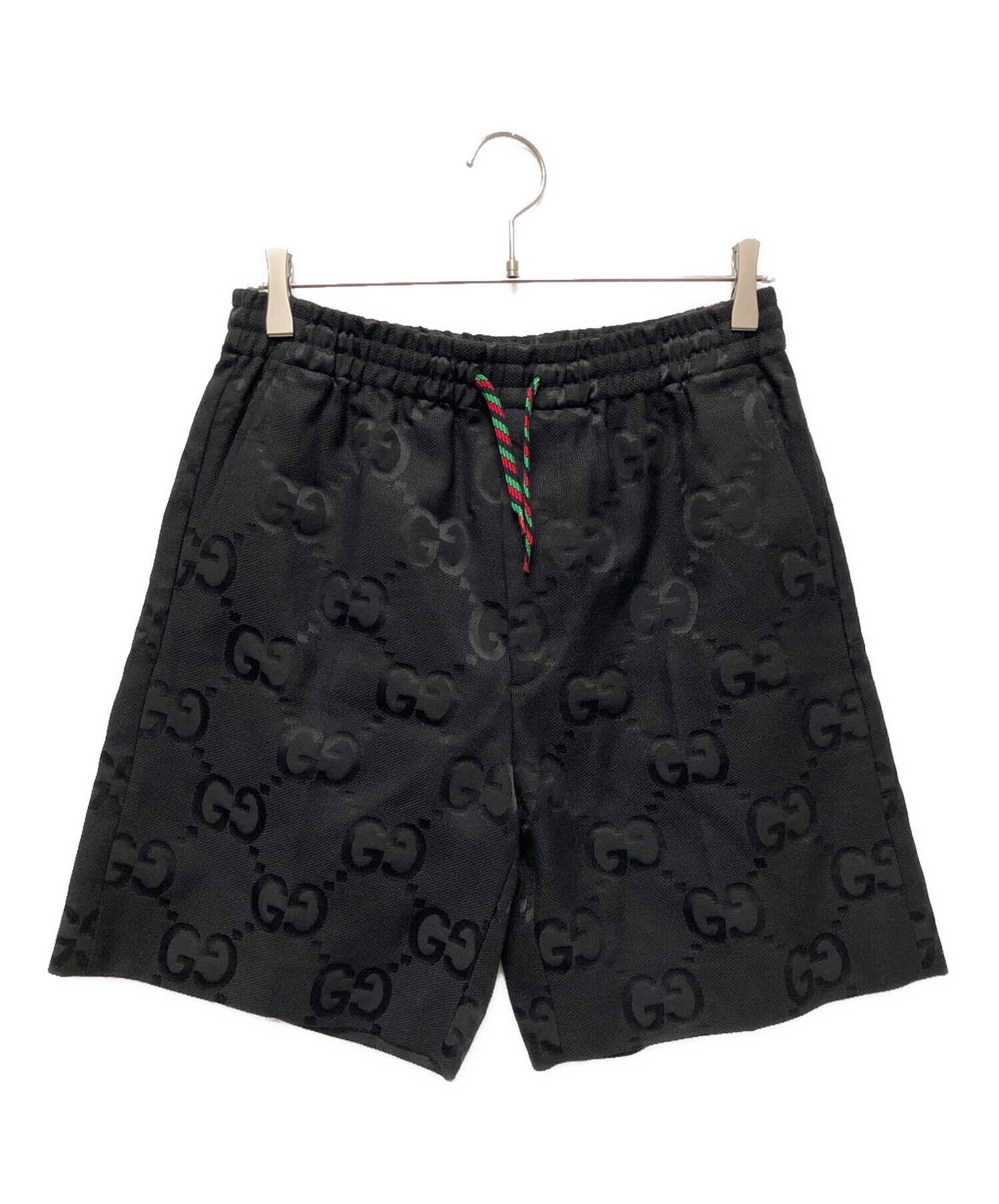 GUCCI グッチ ジャンボGG ハーフパンツ　ショートパンツ ニット　メンズ 中古・古着通販】GUCCI (グッチ) ジャンボGGキャンバス ハーフパンツ