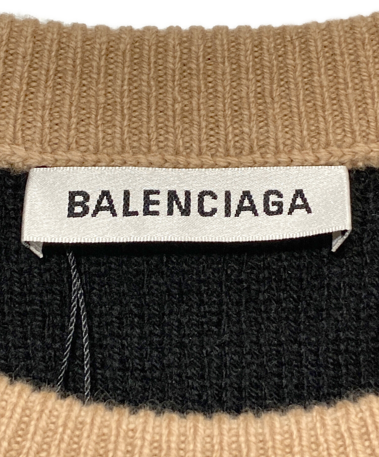 中古・古着通販】BALENCIAGA (バレンシアガ) オールオーバーロゴニット