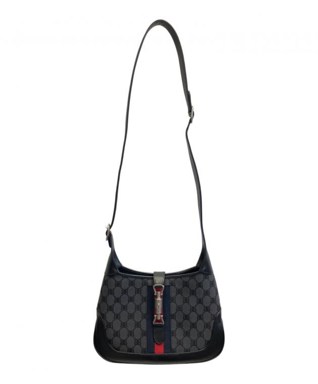 【美品】バレンシアガ ショルダーバッグ ジャッキー 肩掛け ブラック　576 中古・古着通販】BALENCIAGA (バレンシアガ) GUCCI (グッチ