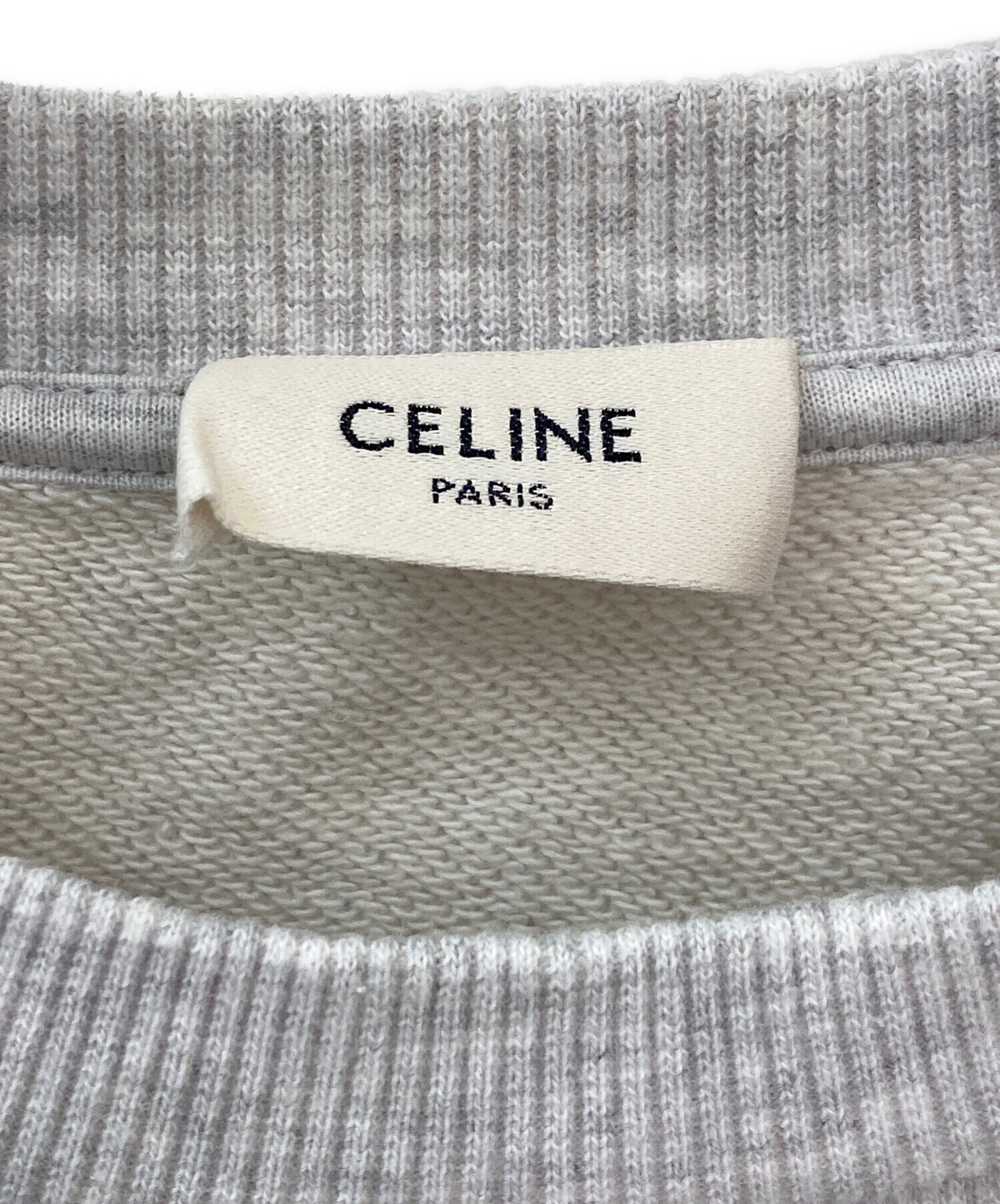 中古・古着通販】CELINE (セリーヌ) クロップドスウェット グレー