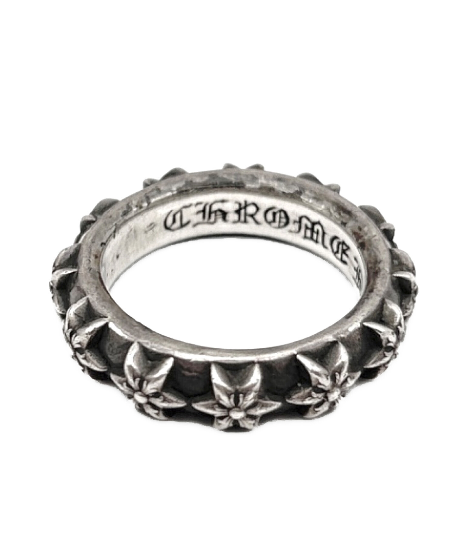 中古・古着通販】CHROME HEARTS (クロムハーツ) STAR BAND RING/スター